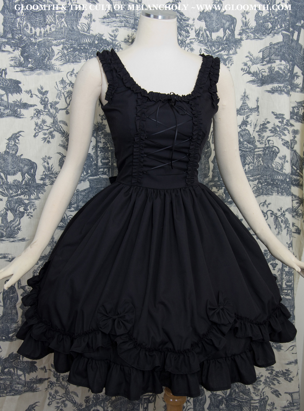 gloomth valance dress corset jumperskirt plus size