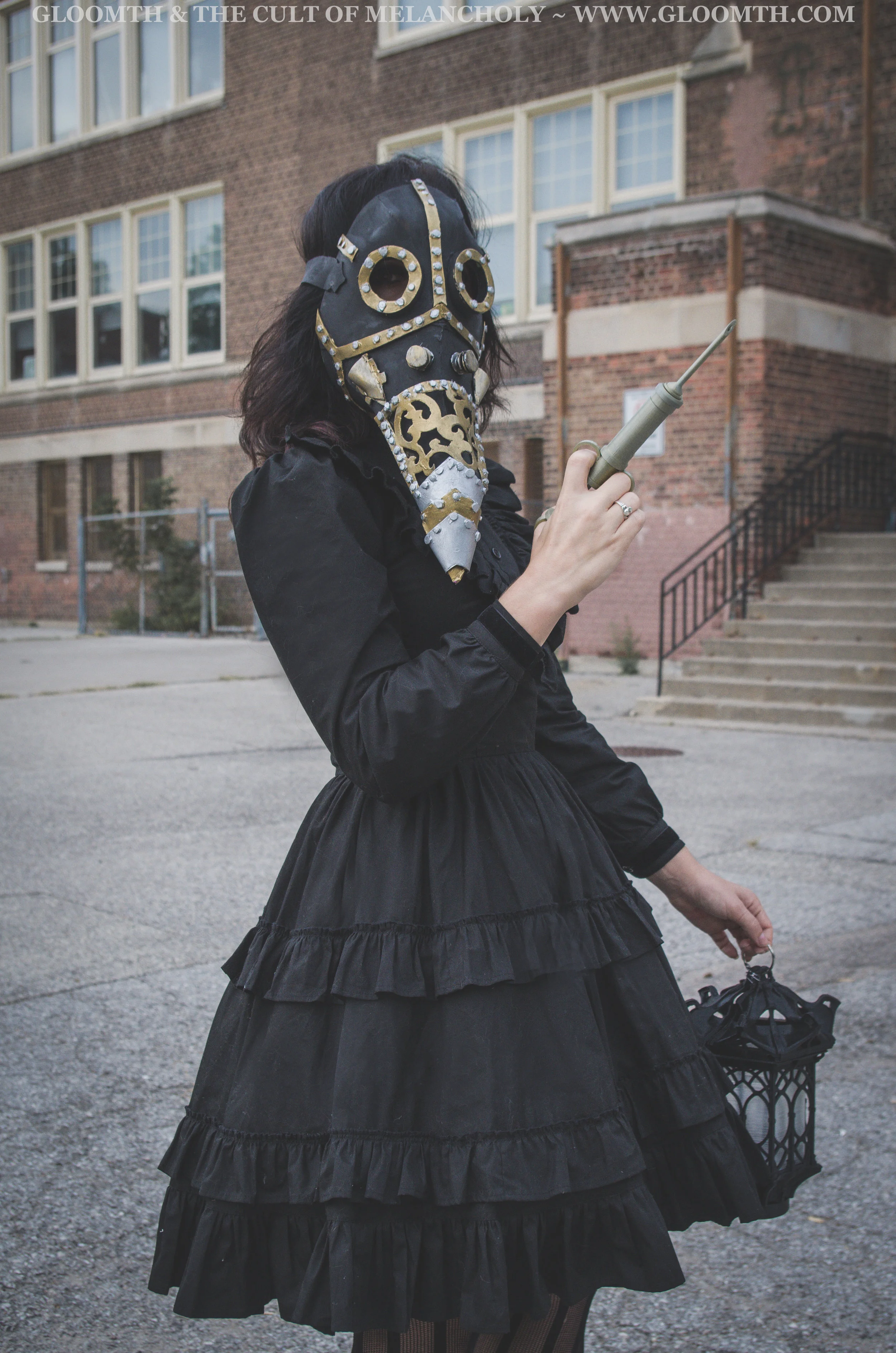 plague doctor mask steampunk victorian gothic halloween outfit