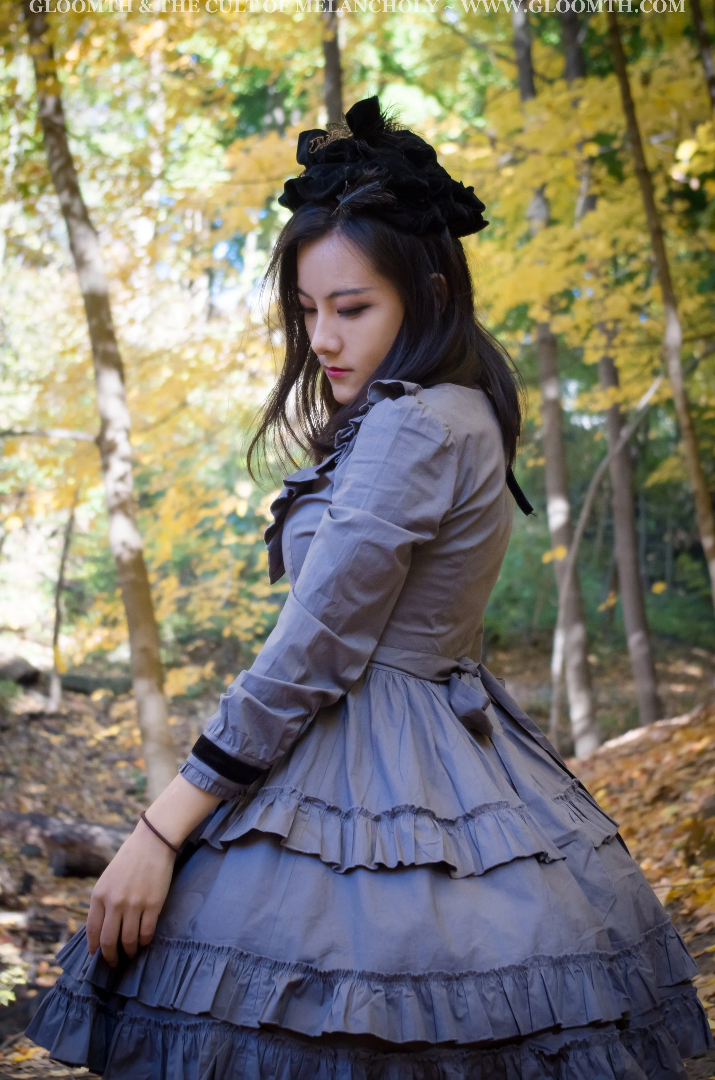 victorian mourning dress