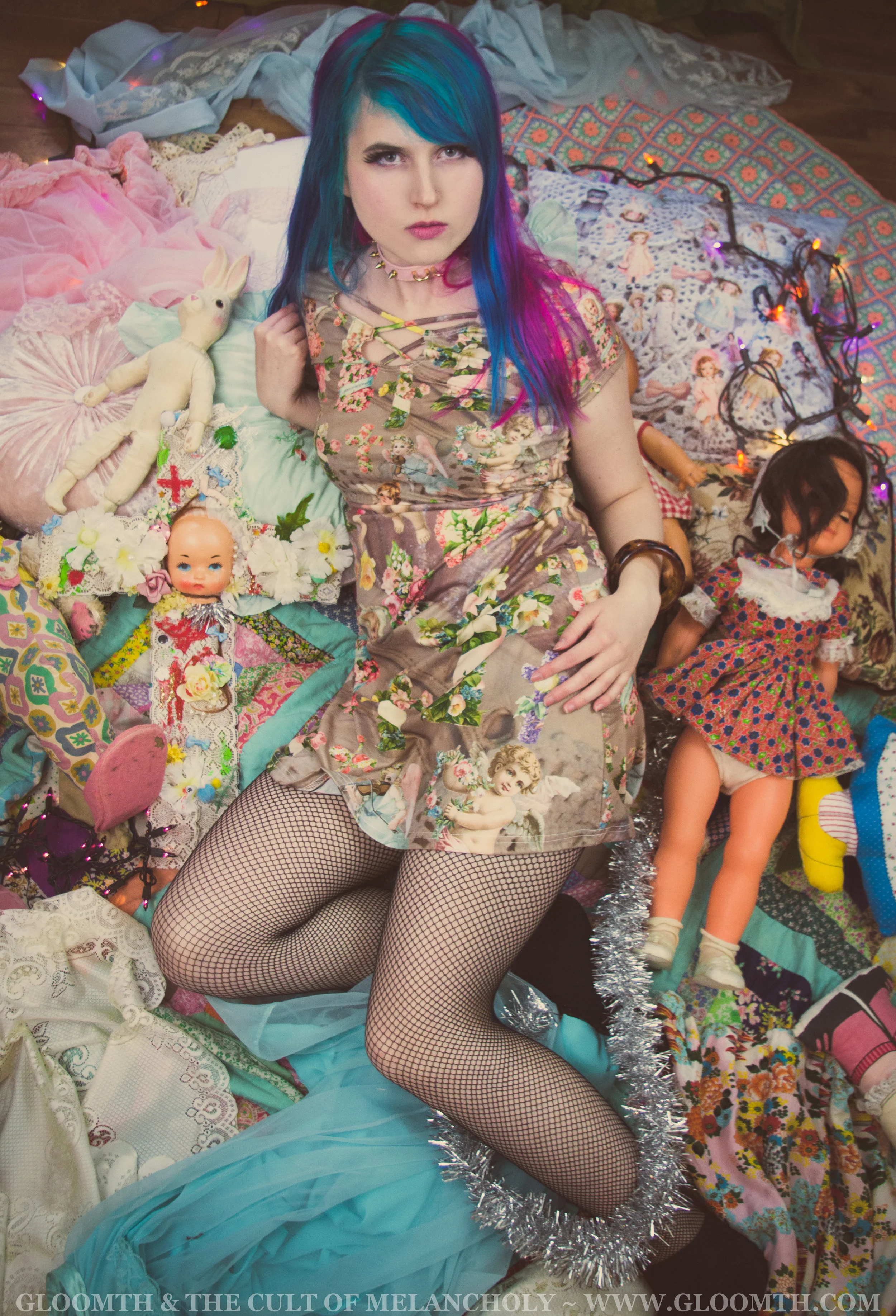 victorian-grunge-cherubs-crosses-print-grunge-dress