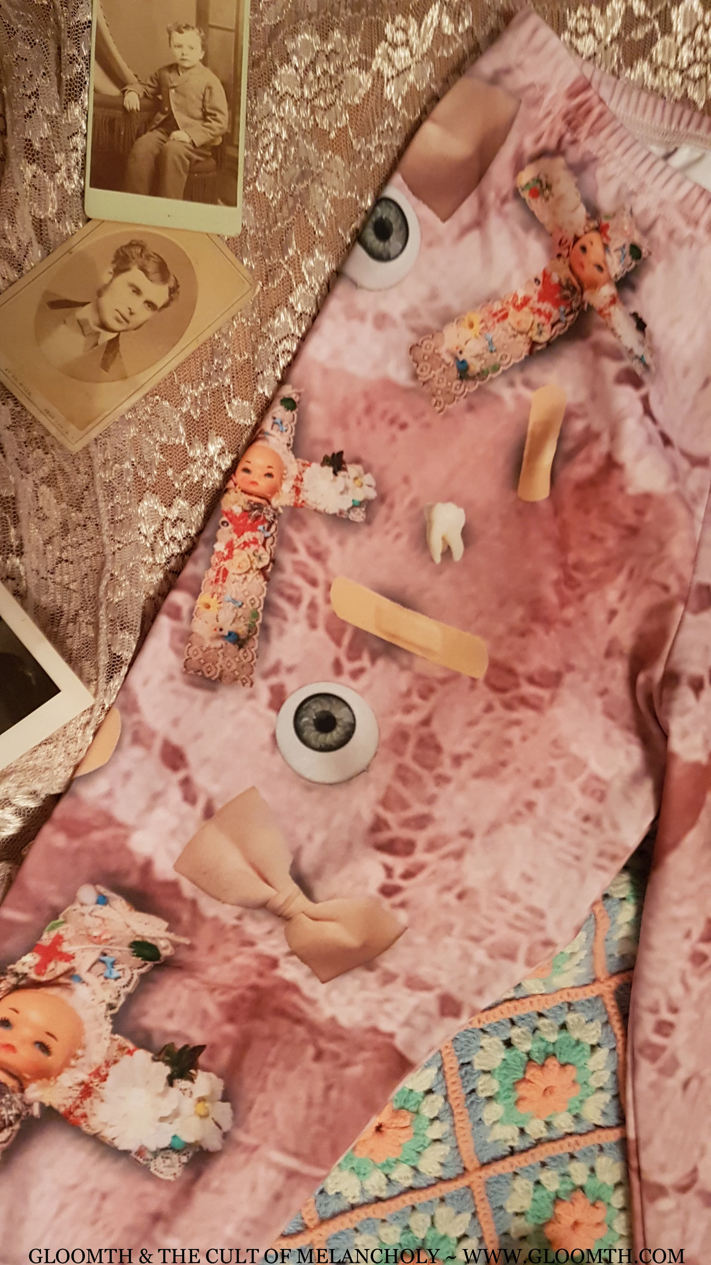 doll crucifix taeden hall leggings tights plus size