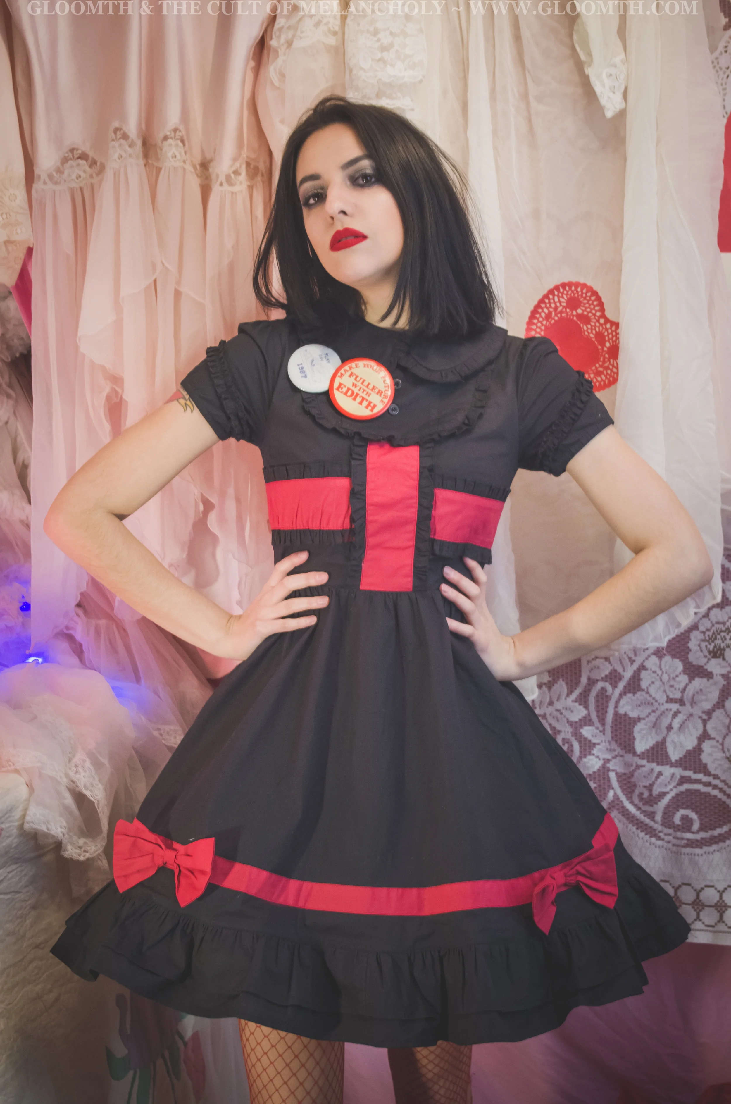 red and black goth nurse outfit plus size