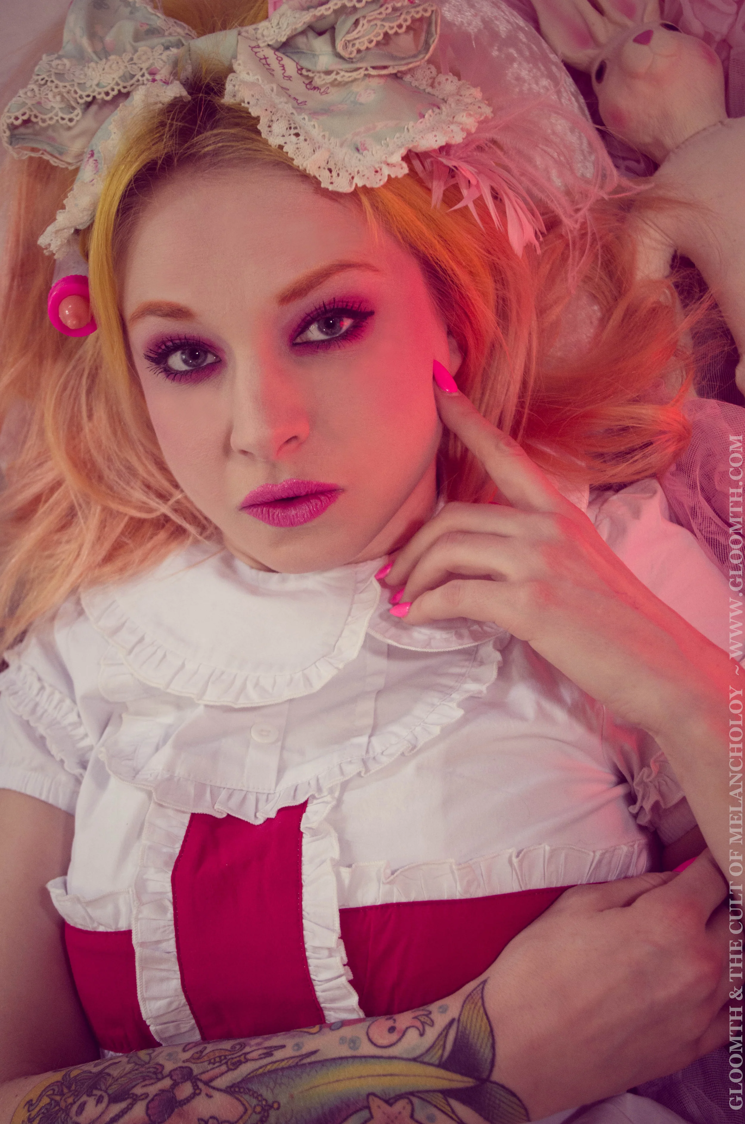 pastel pink kawaii nurse lolita fashion