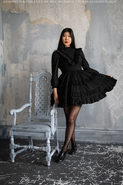 blue dress for baby girl Gothic Victorian Velvet and Lace Vampire Gown Women's Dress Corset Cosplay Costume Music of The Night Reminisce Brand 10-12