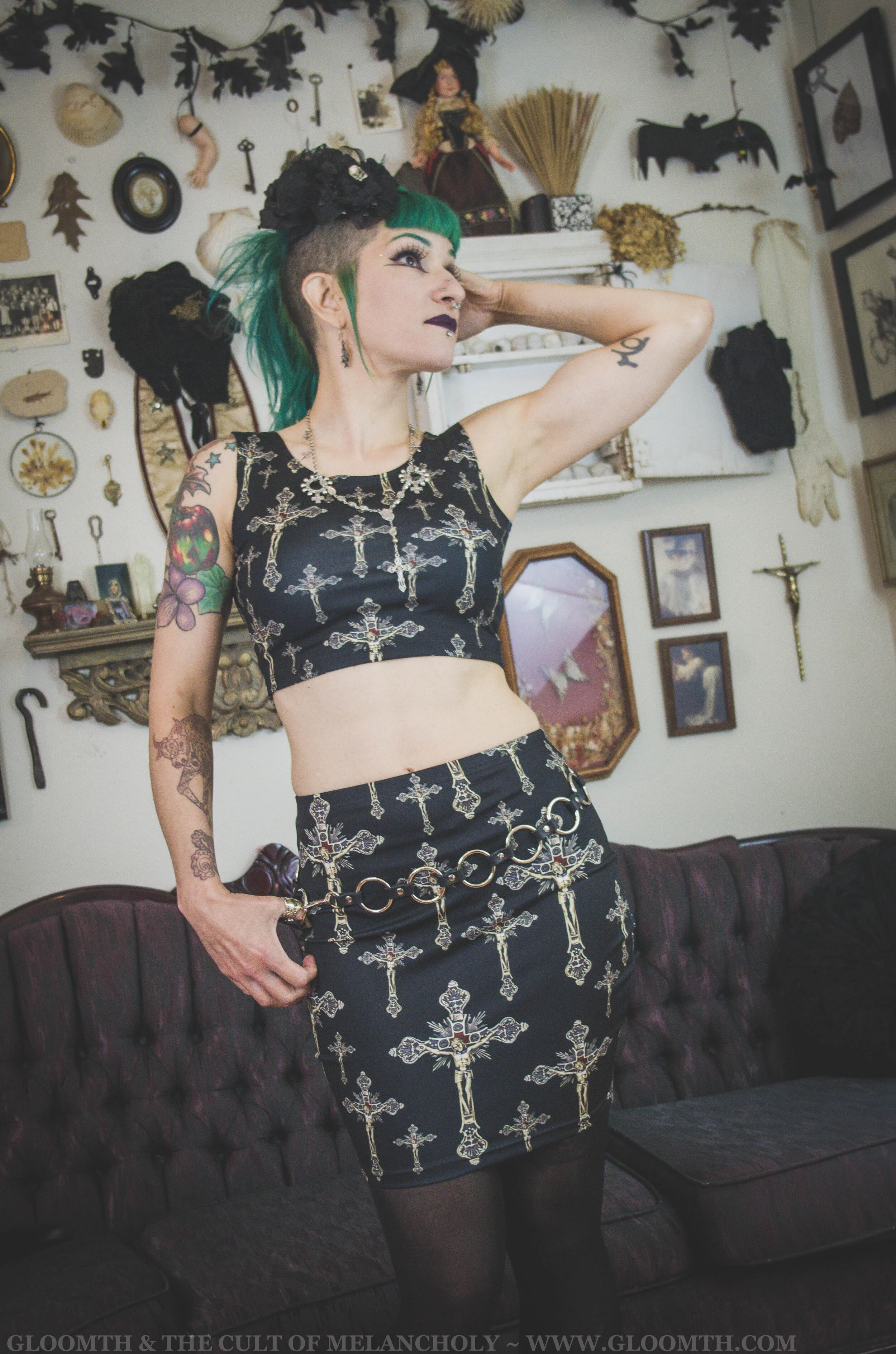 gothic casual outfit