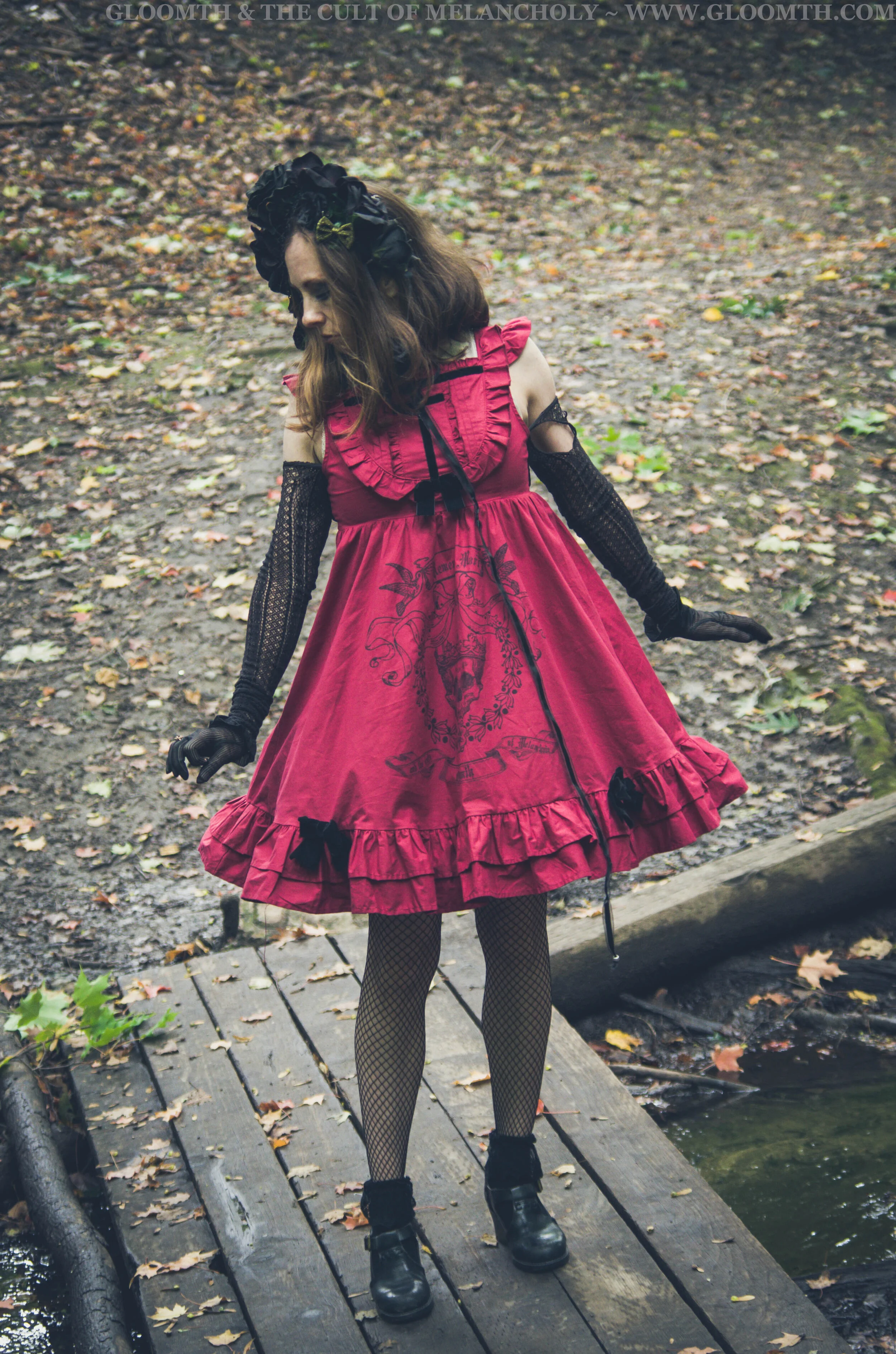 red lolita jumperskirt