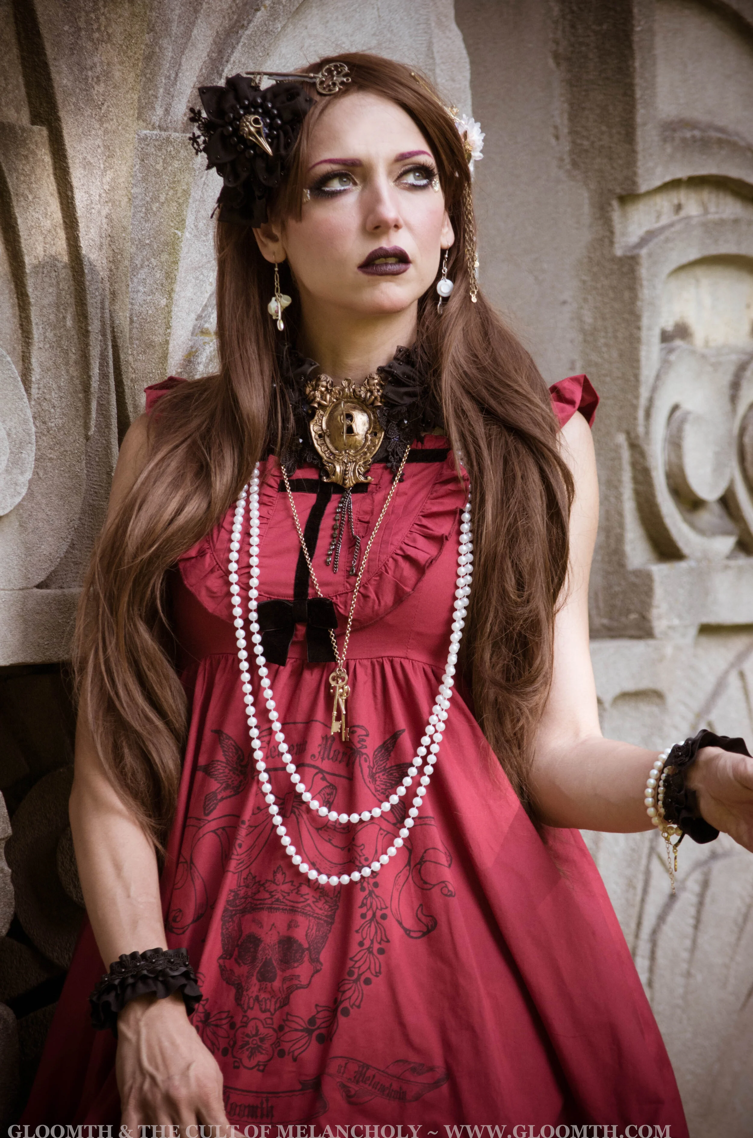 gothic vampire princess girl