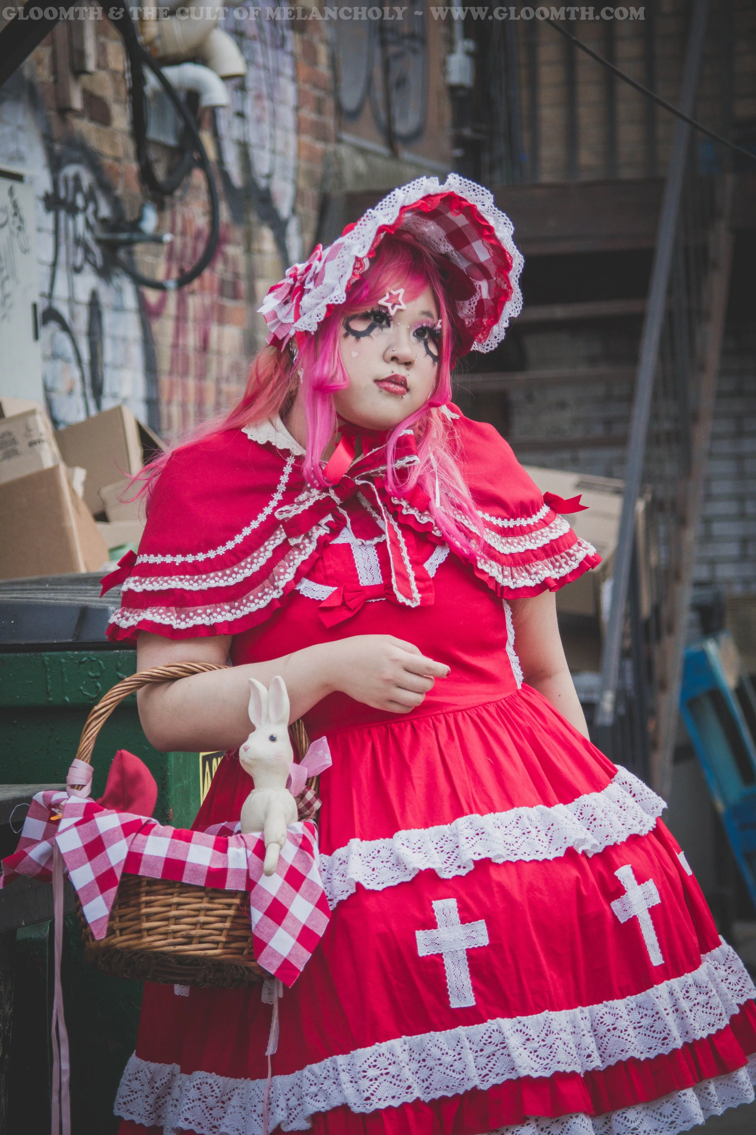 Aka Kanashimi Red Lolita Dress — Gloomth
