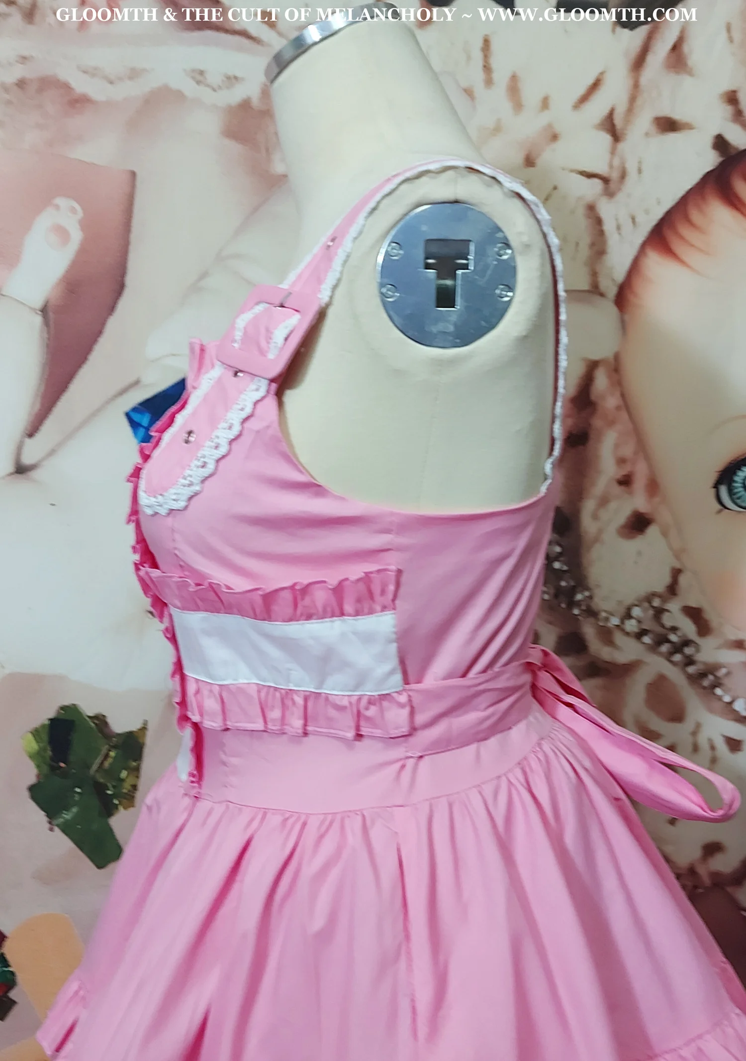 creepy cute dress Kawaii Spooky Ghostie Skater Dress, Pastel Goth Aesthetic, Sweet Jfashion, Creepy  Cute Halloween Outfit, Soft Harajuku Style, Fairy Kei