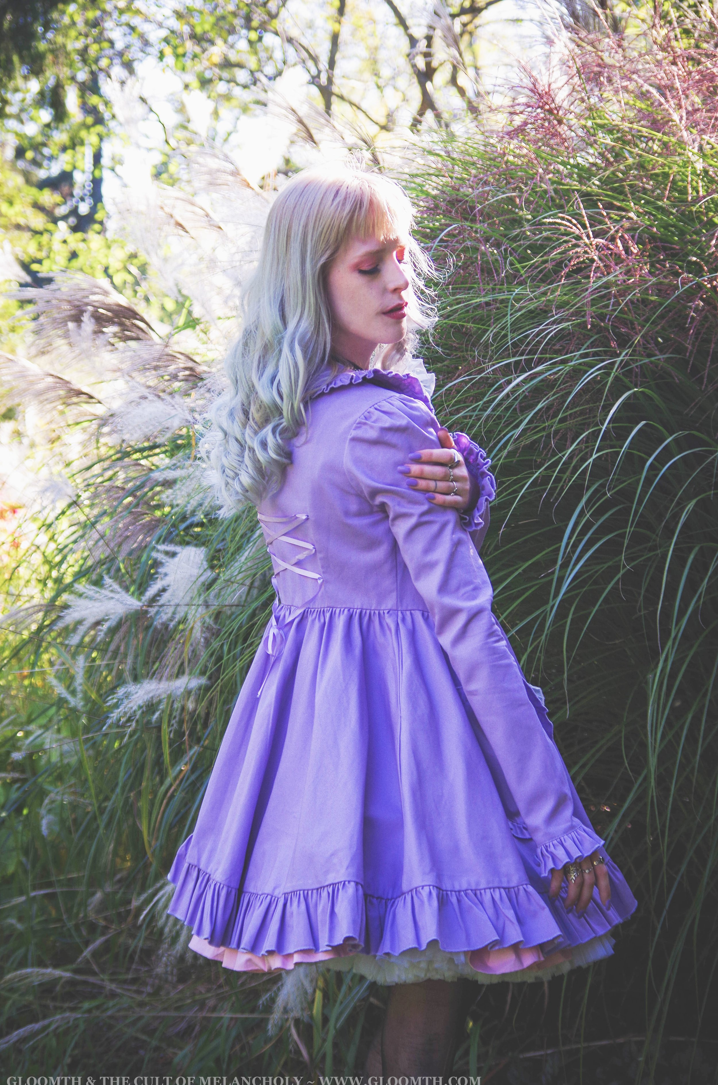 Pastel Purple Creepy Kawaii Dress Jacket — Gloomth
