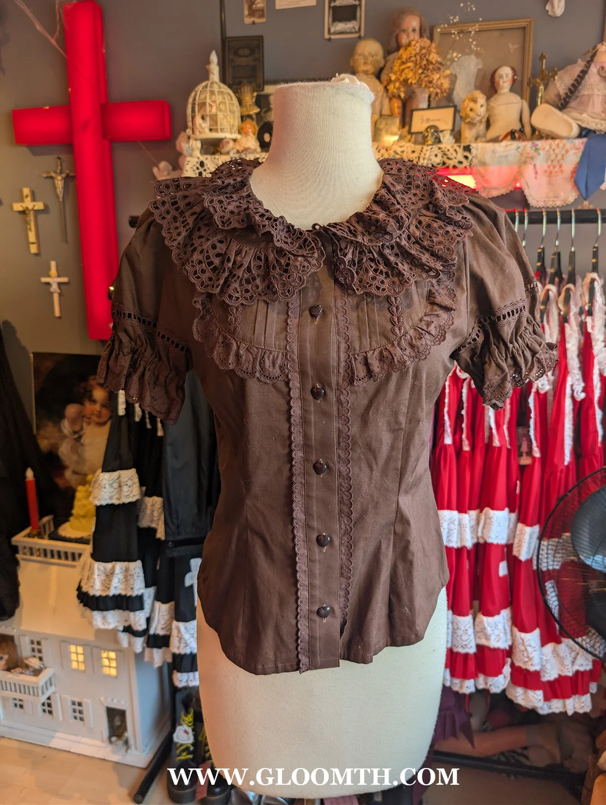 Baby the Stars Shine Bright Glacé Blouse Brown One-Size