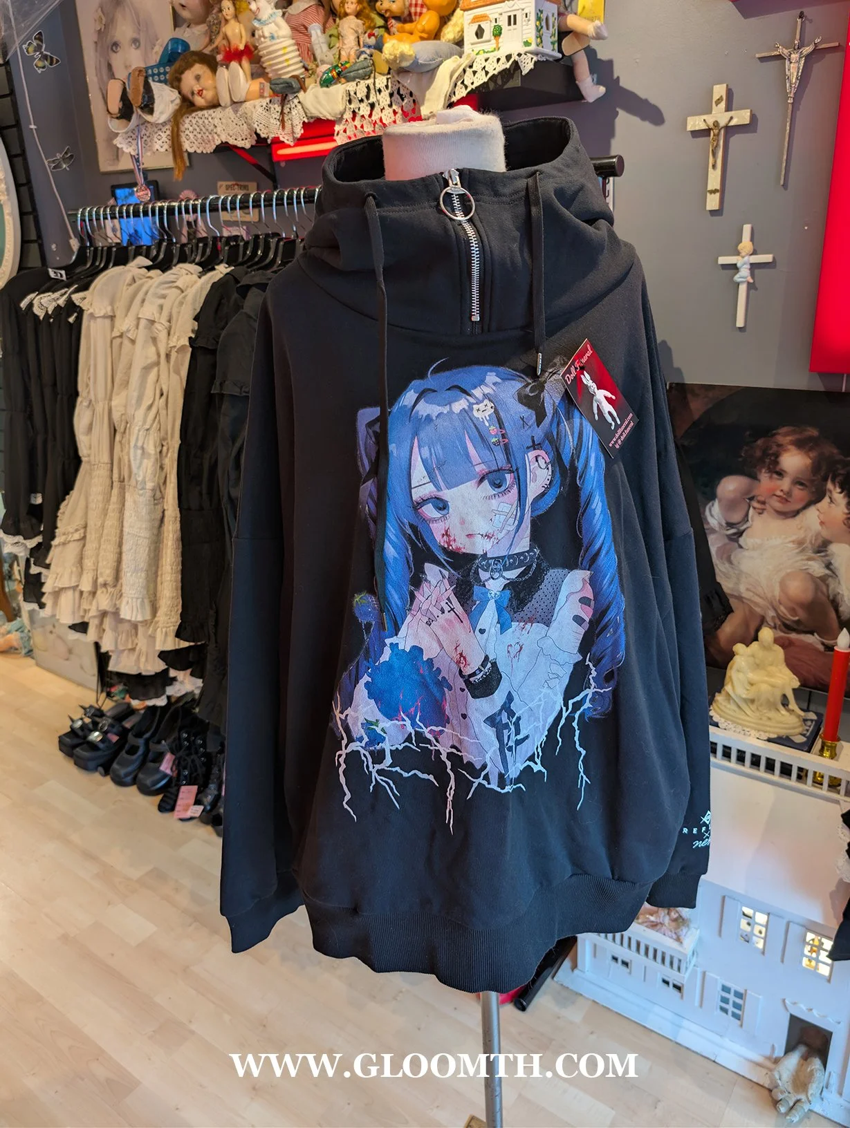 Reflem x Negi Anime Hoodie One-Size