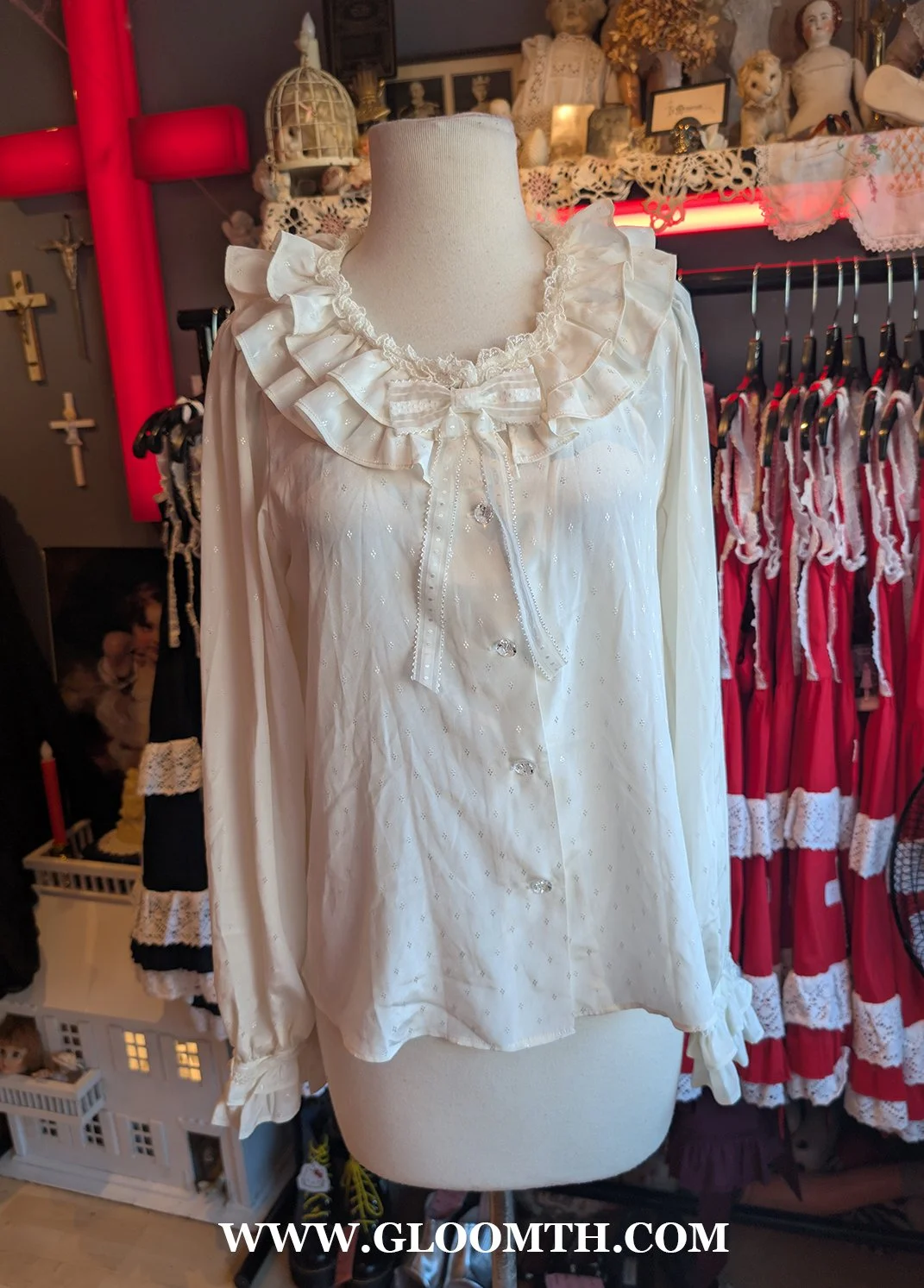 Angelic Pretty Off-White Blouse One-Size
