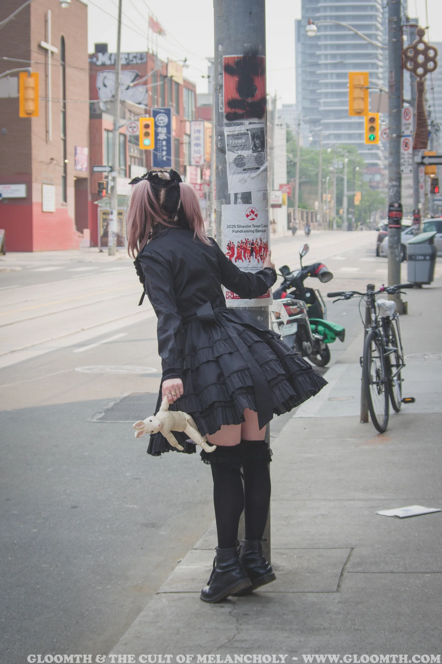 plus size black victorian dress PRE-ORDER