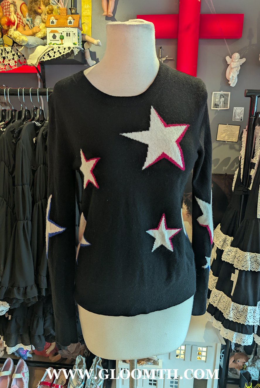 Merino Wool Star Sweater Size XS/S