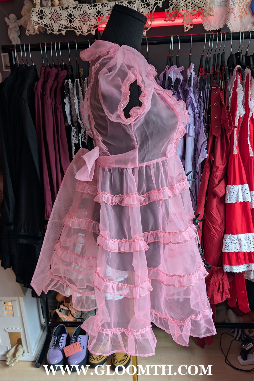strapless open back dress Pink Zebra Print Dress, Best Knee Length Fitted Designer Dress For Women -  Made in USA (US Size: XS-XL)