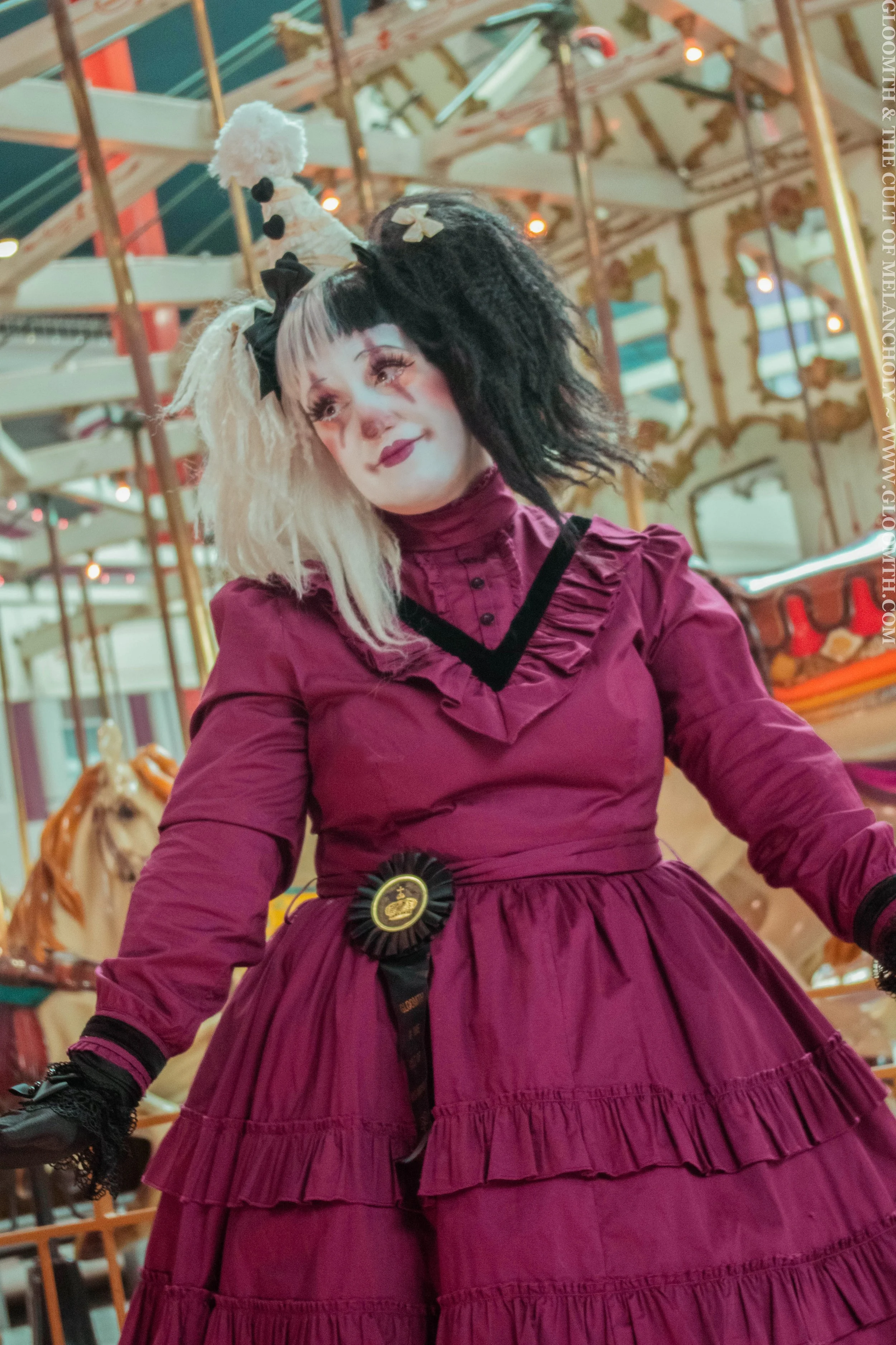 "Wine Red" Limited Edition Victorian Dress