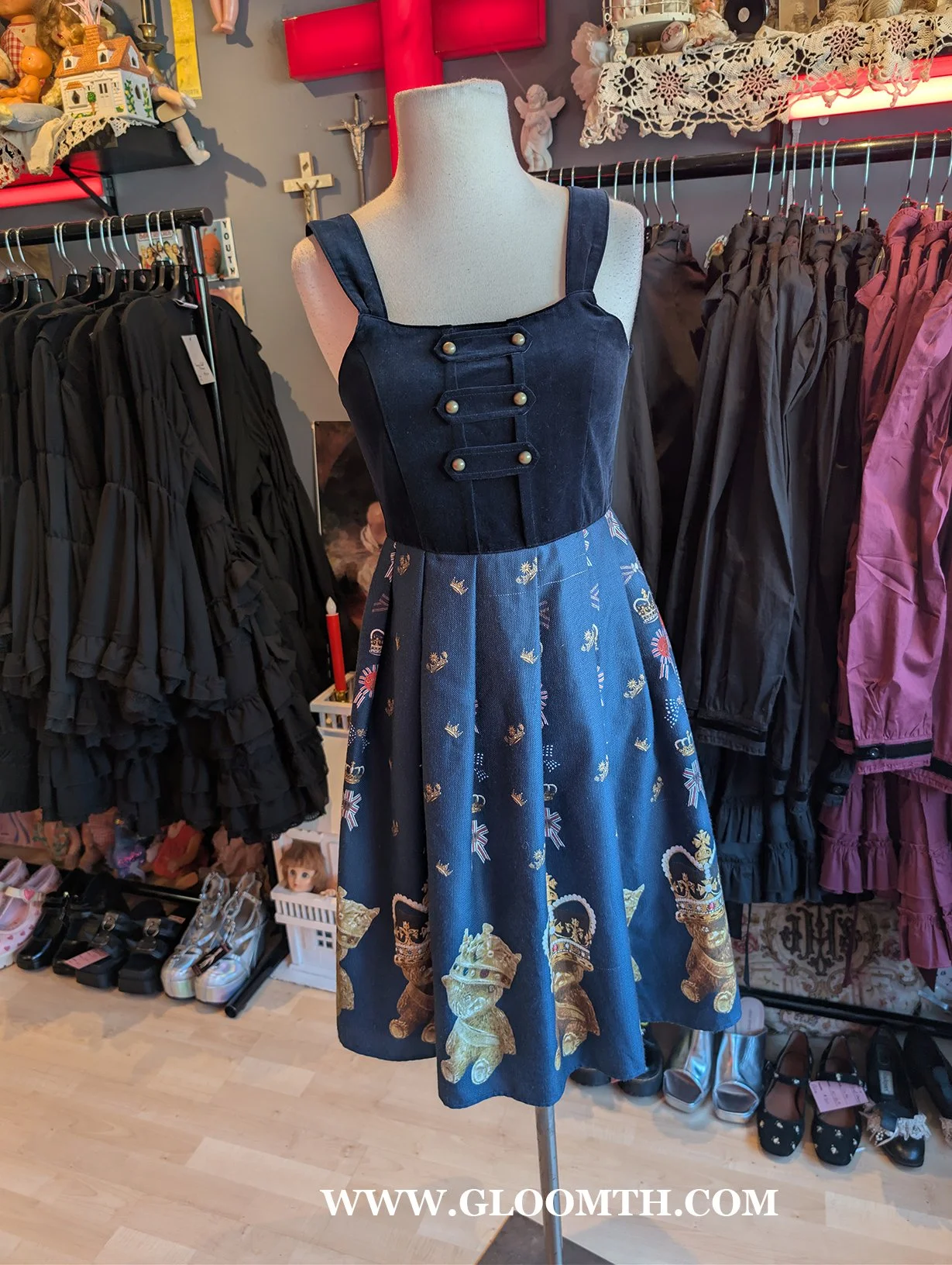 Emily Temple Cute Royal Bear Napoleon Dress One-Size