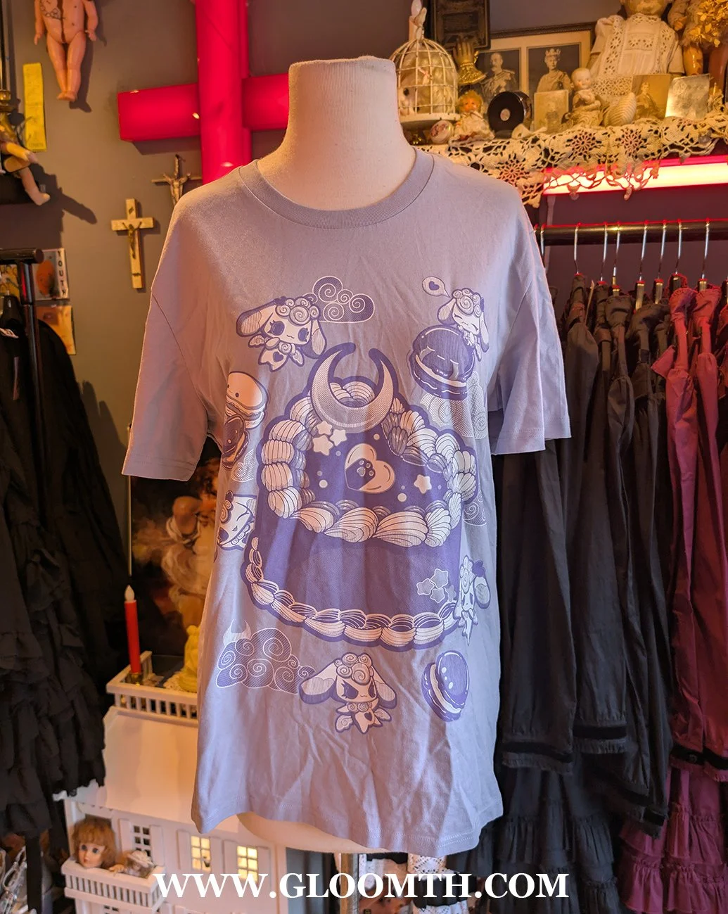 Cosmic Boop Lavender Cake Tshirt Size M/L