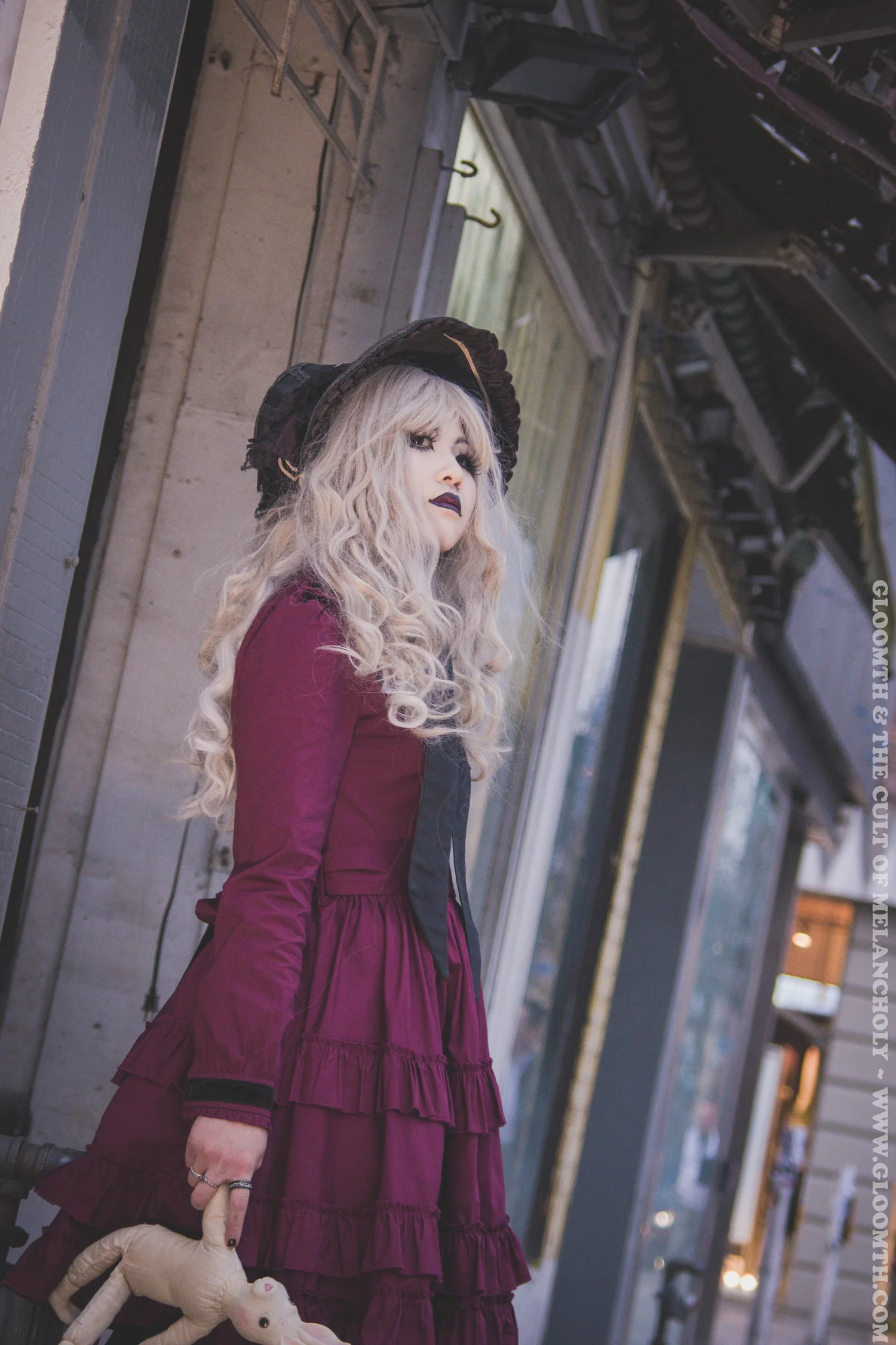 purple gothic victorian dress Gothic Victorian dress, S