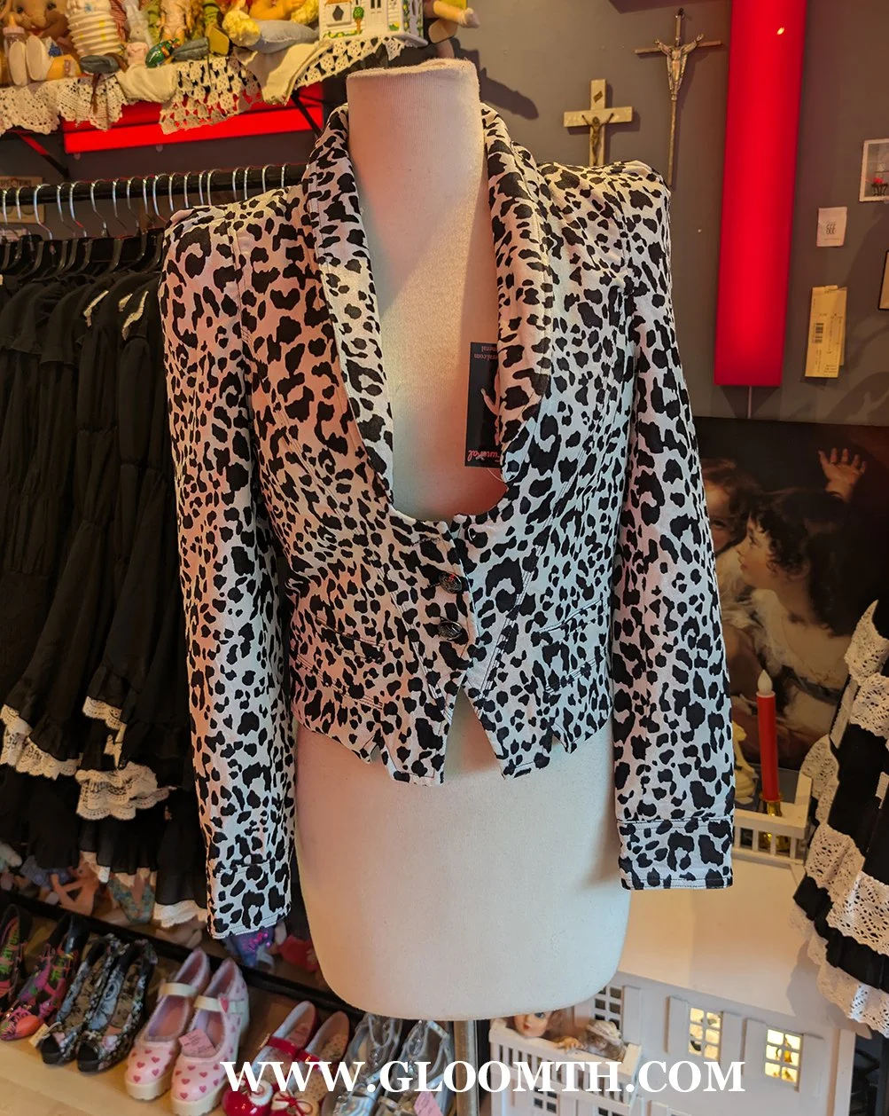 Dalmatian Print Blazer Size S/M
