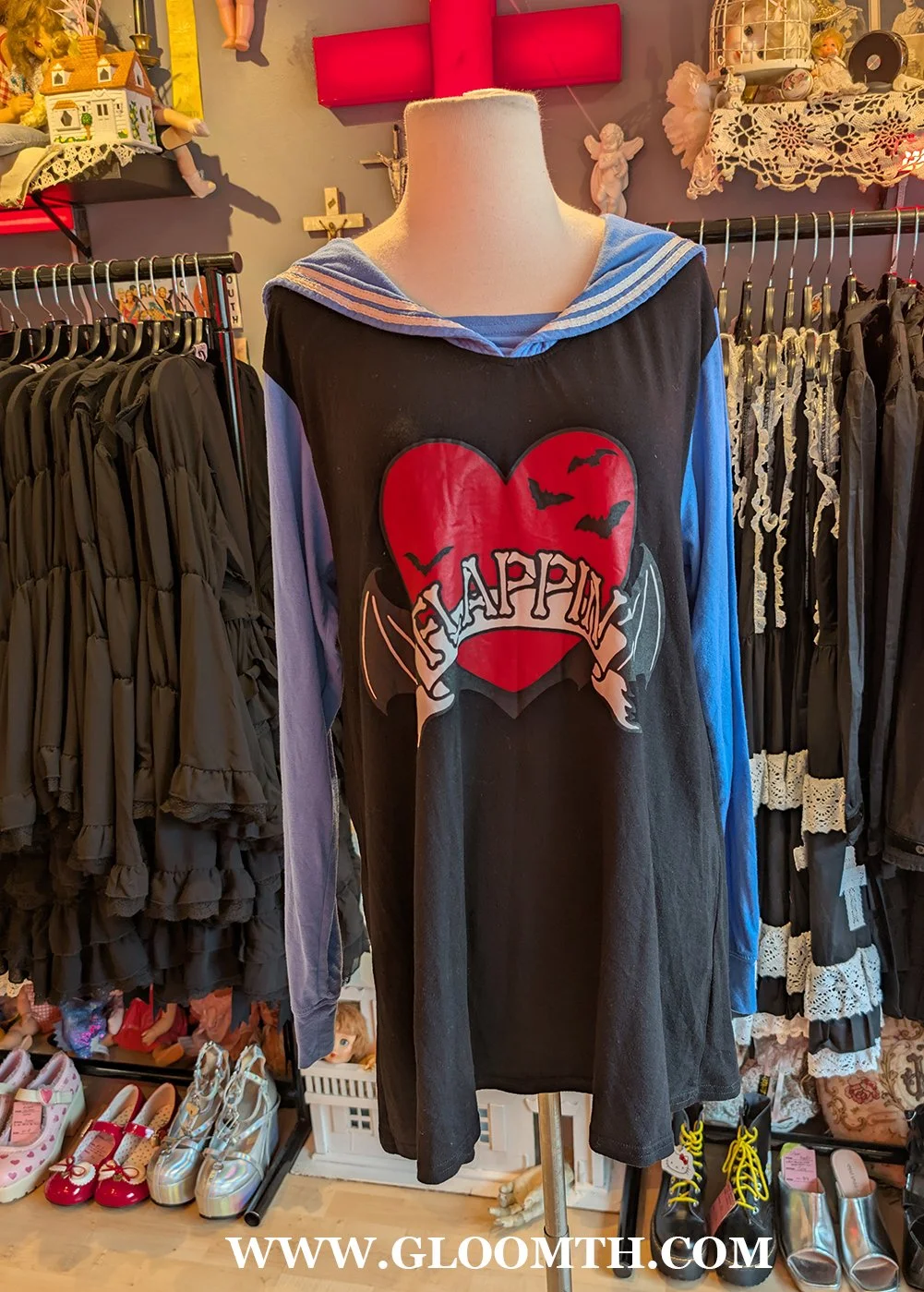 Listen Flavor Bat Sailor Top One-Size