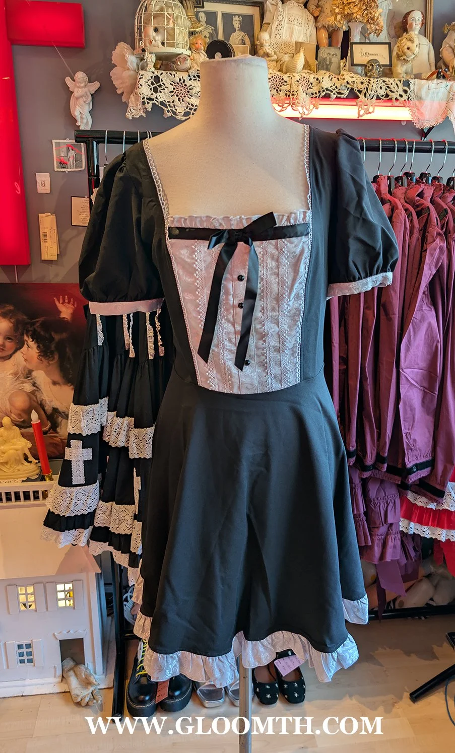 Dark in Love Gothic Dress Size XXL