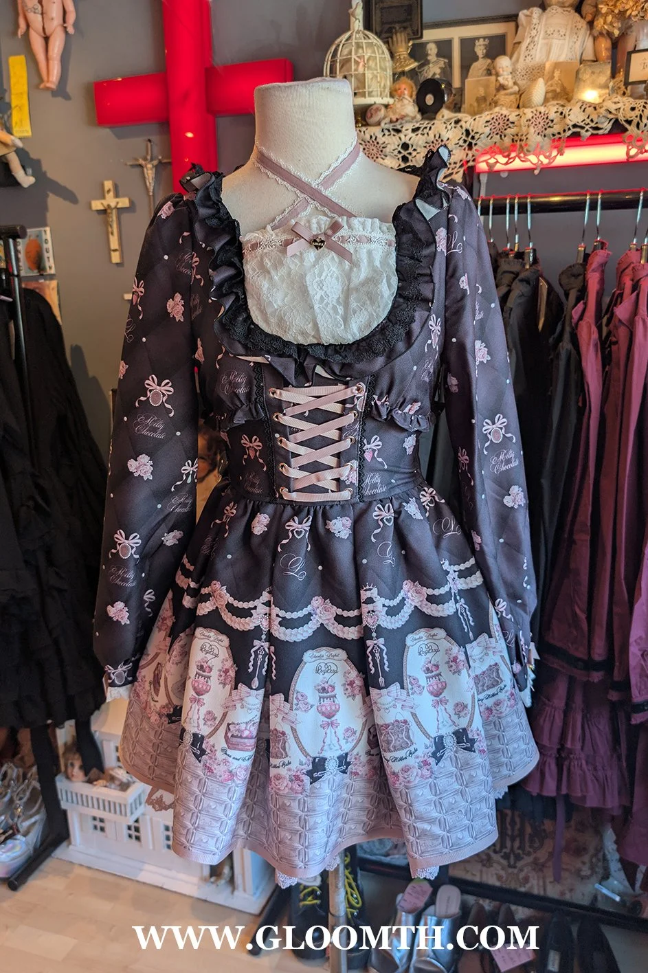 Liz Lisa Melty Chocolate Dress Size XSmall