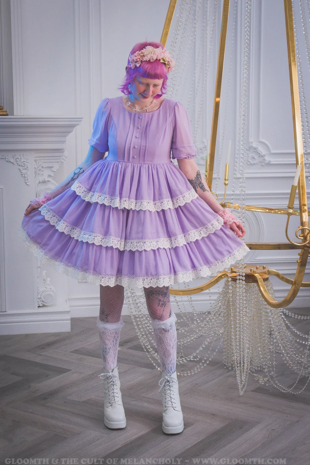 Lolita Dress Kei Kei Dresses Purple Pastel Lolita Clothes Cute