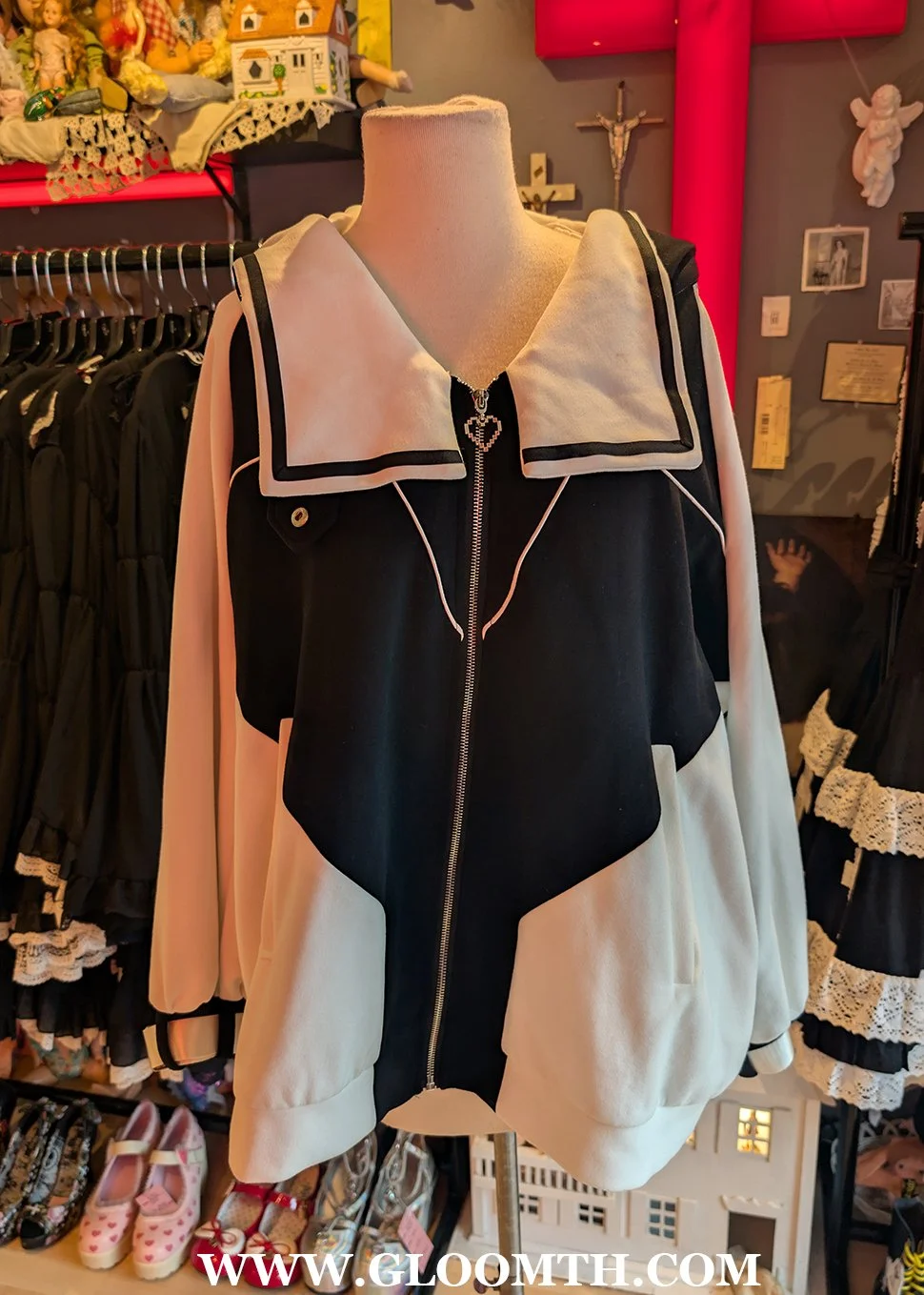 Cat Ear Hoodie with Reflective Spine One-Size