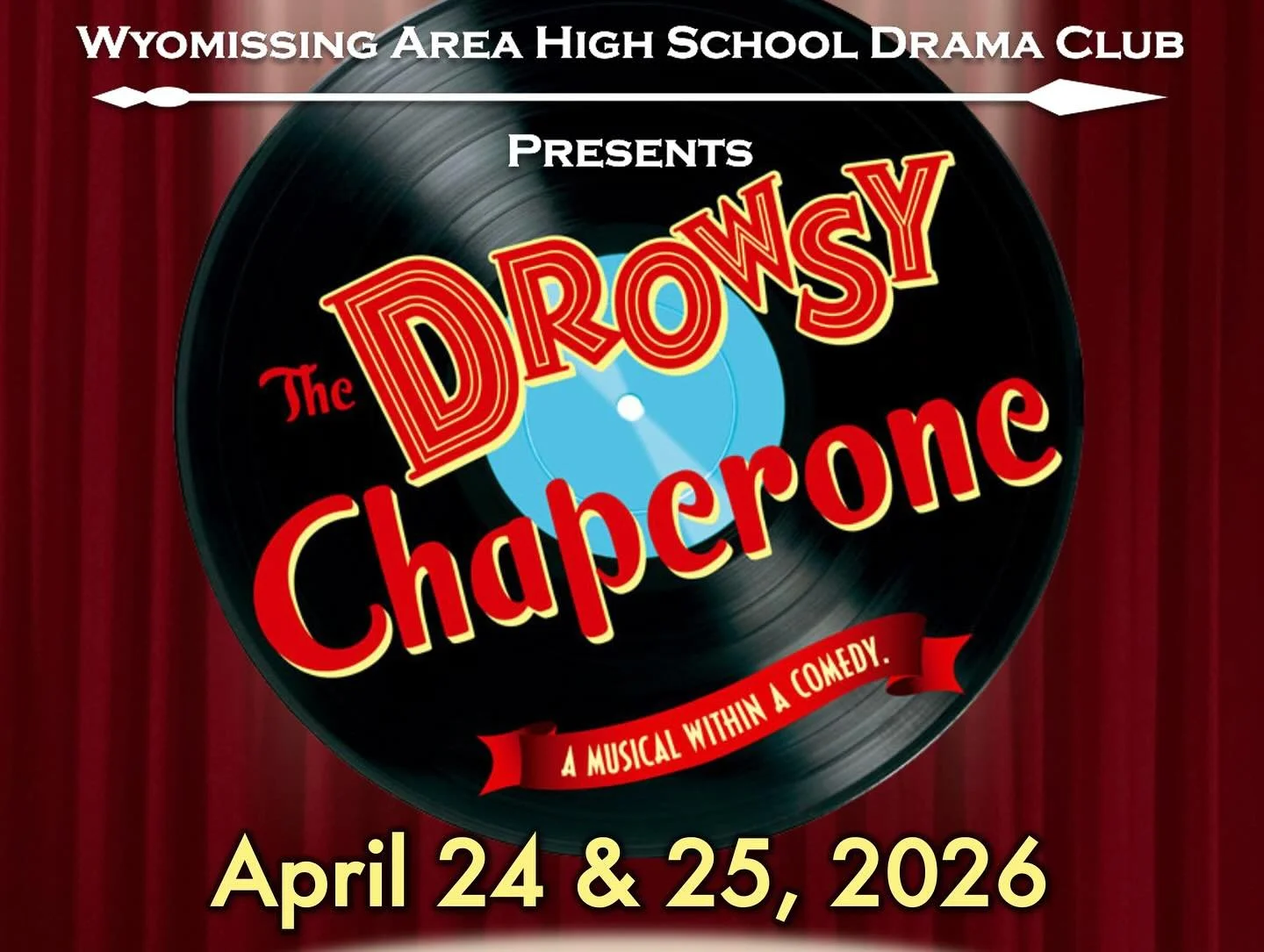 Drumroll, please&hellip;&hellip;for the 2026 Spring Musical: The Drowsy Chaperone! 🎭

This upbeat and comedic musical follows a man reminiscing over his favorite musical: The Drowsy Chaperone. Set in the 1920&rsquo;s, this show has impressive songs 