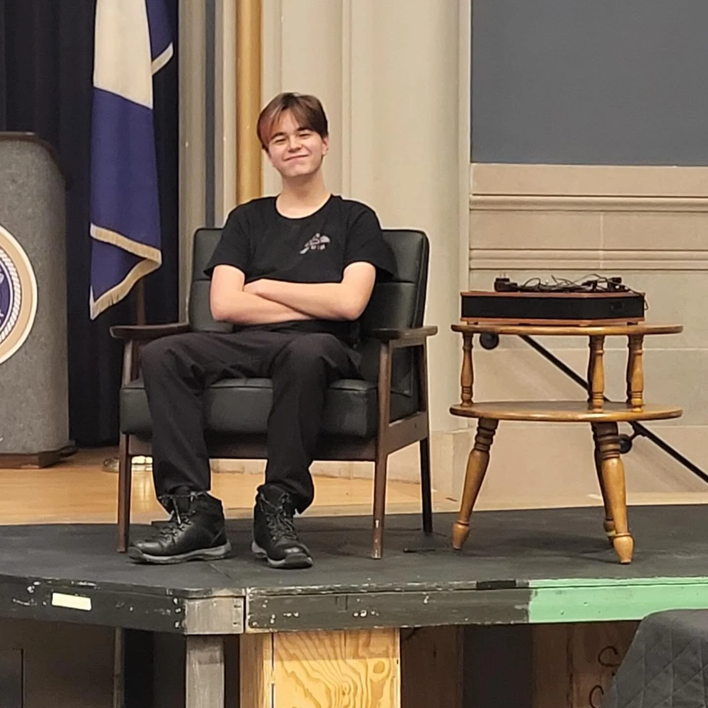 The man is OFFICIALLY in his chair! 🎭 

We are only ONE MONTH AWAY from WyoDrama&rsquo;s production of The Drowsy Chaperone! Tickets are on sale April 1st. Start spreading the word!

#wyodrama #theatre #drowsychaperone #fyp