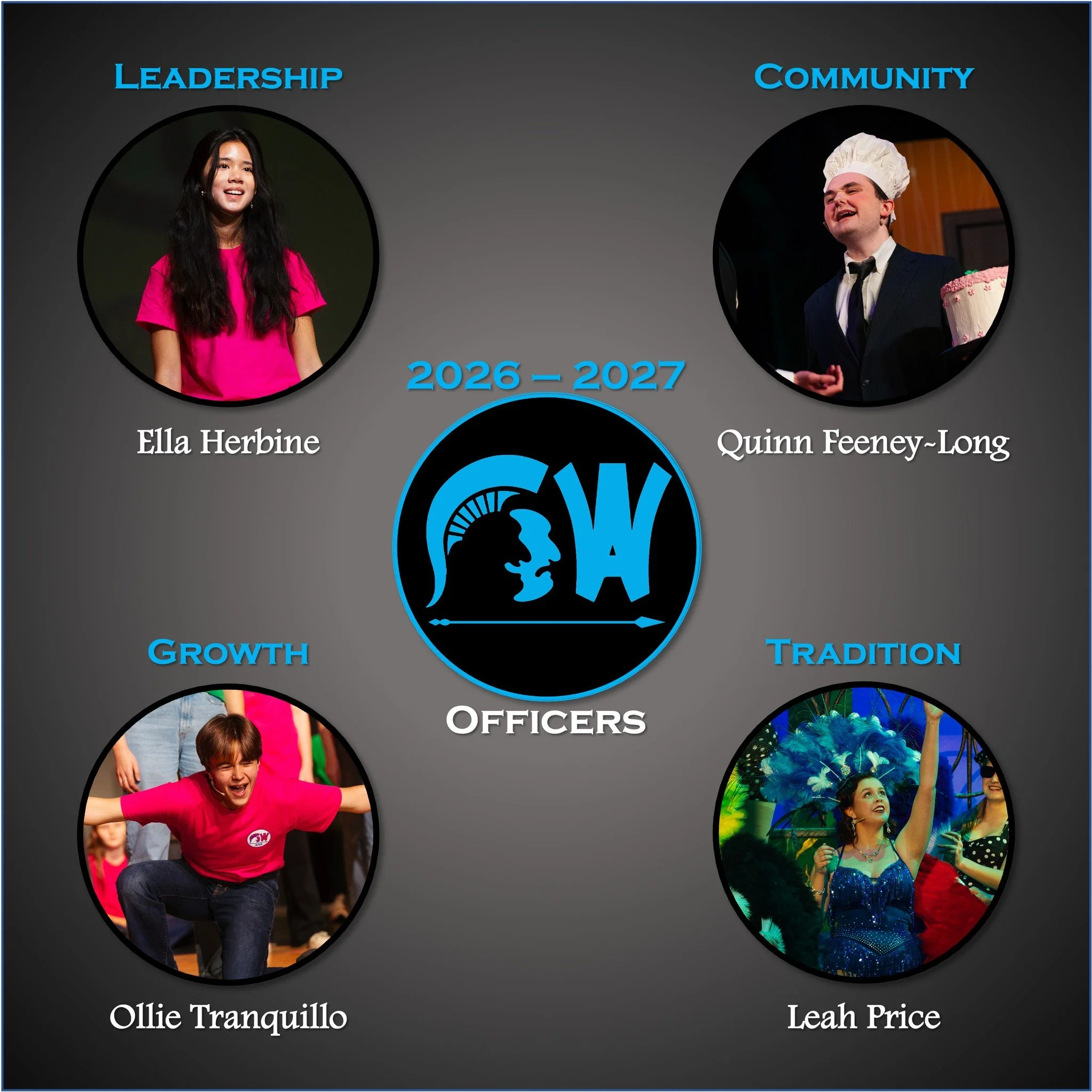 New for the 2026&ndash;2027 school year, WyoDrama will move away from traditional officer positions and instead embrace student representatives who embody the core values of our program: Leadership, Community, Growth, and Tradition.

With that, congr