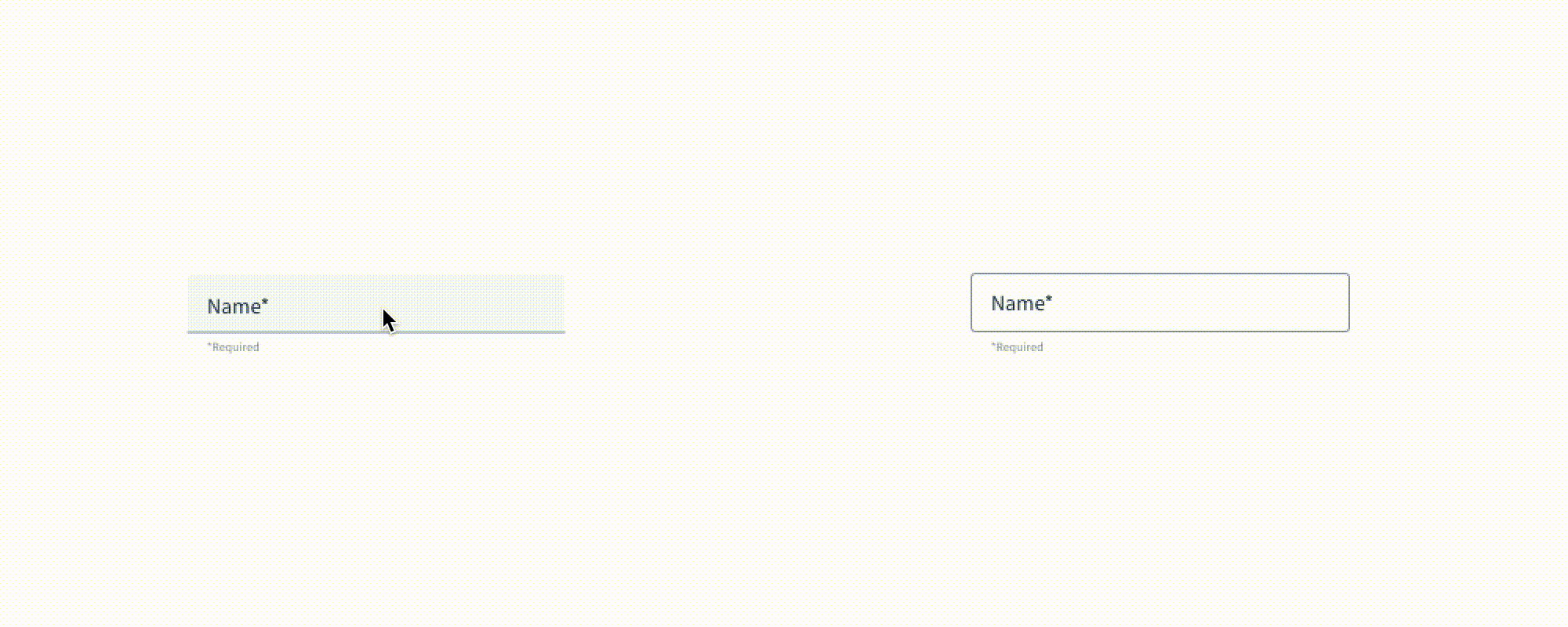 Input Field active state animation