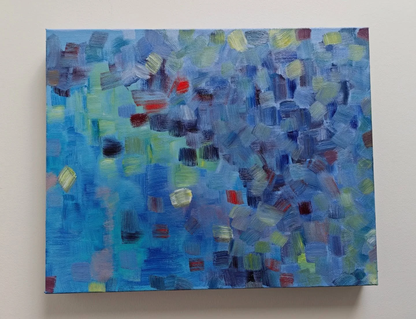 16x20 Oil on canvas
reminds me of soggy nights, peering out raindrop-drenched windows with reflections of street lights
#oilpaint #emergingartists #localart #artforall #affordableart