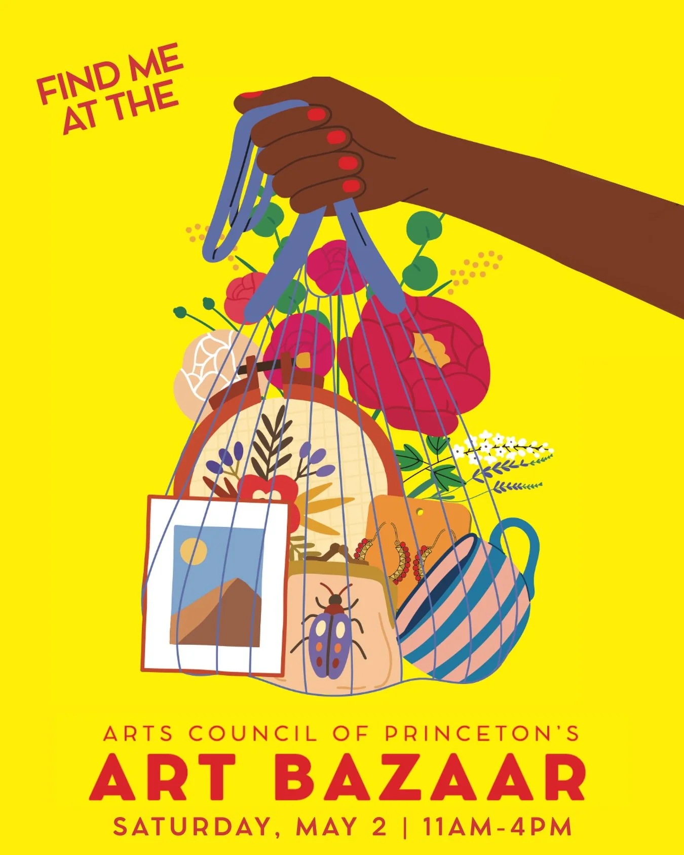 Swing by downtown Princeton this upcoming Saturday May 2nd to browse artwork by myself and dozens of other artists! This art bazaar is my first market of 2026 and I&rsquo;m so excited to resume public events after a chilly few months! 
#acp #artbazaa