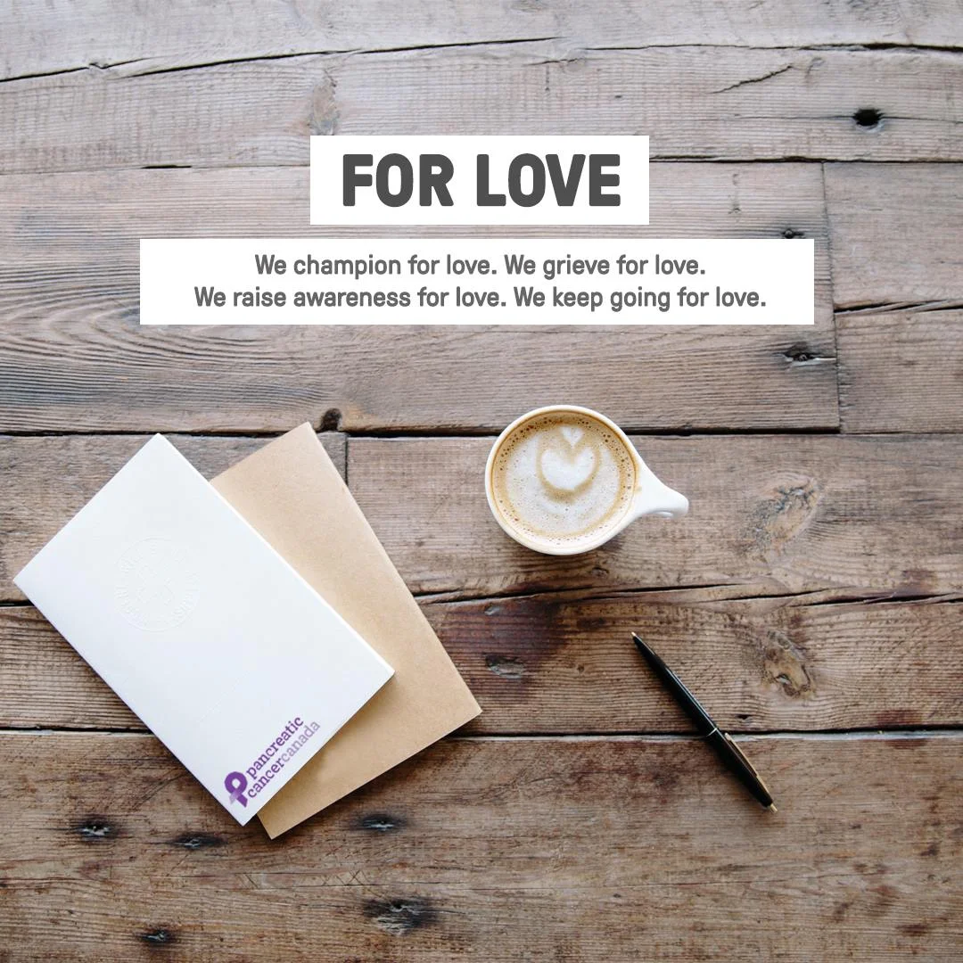 Graphic and copy for Letters for Love campaign