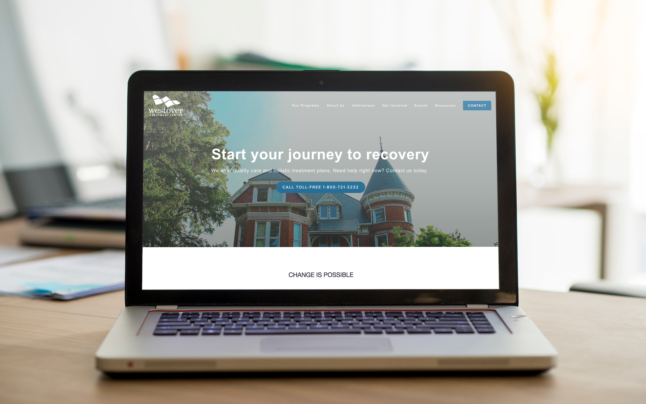 Copywriting and design of Westover’s website