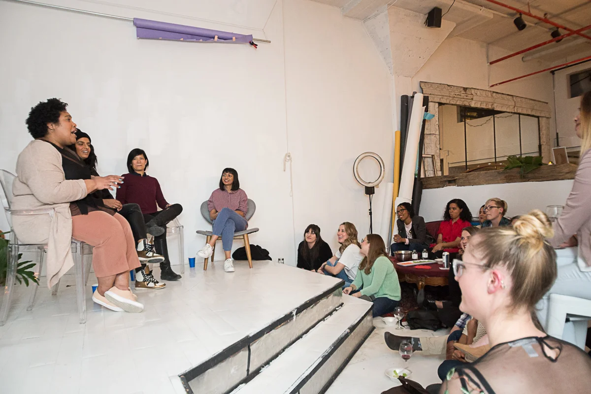 Hosting a panel on identity with multidisciplinary artists