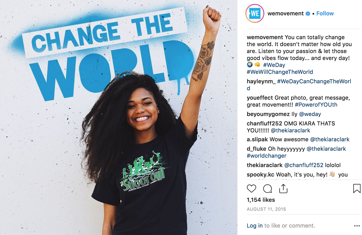 Photography and social post copy
