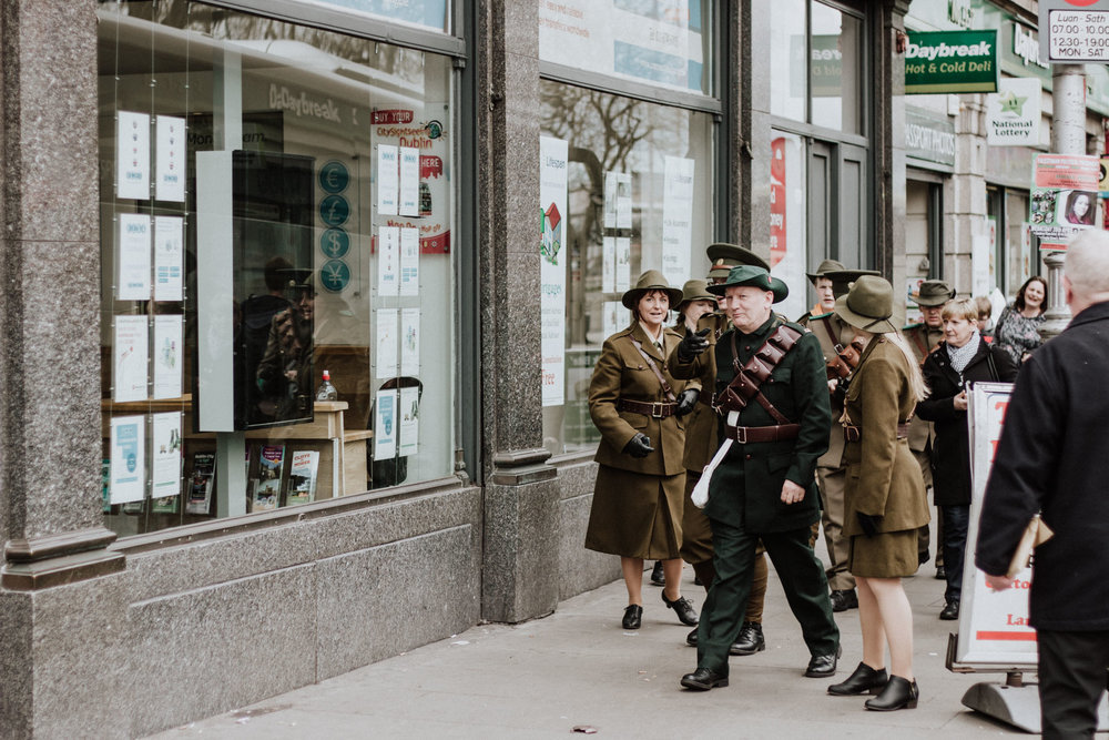 1916 Centenary celebration in Dublin