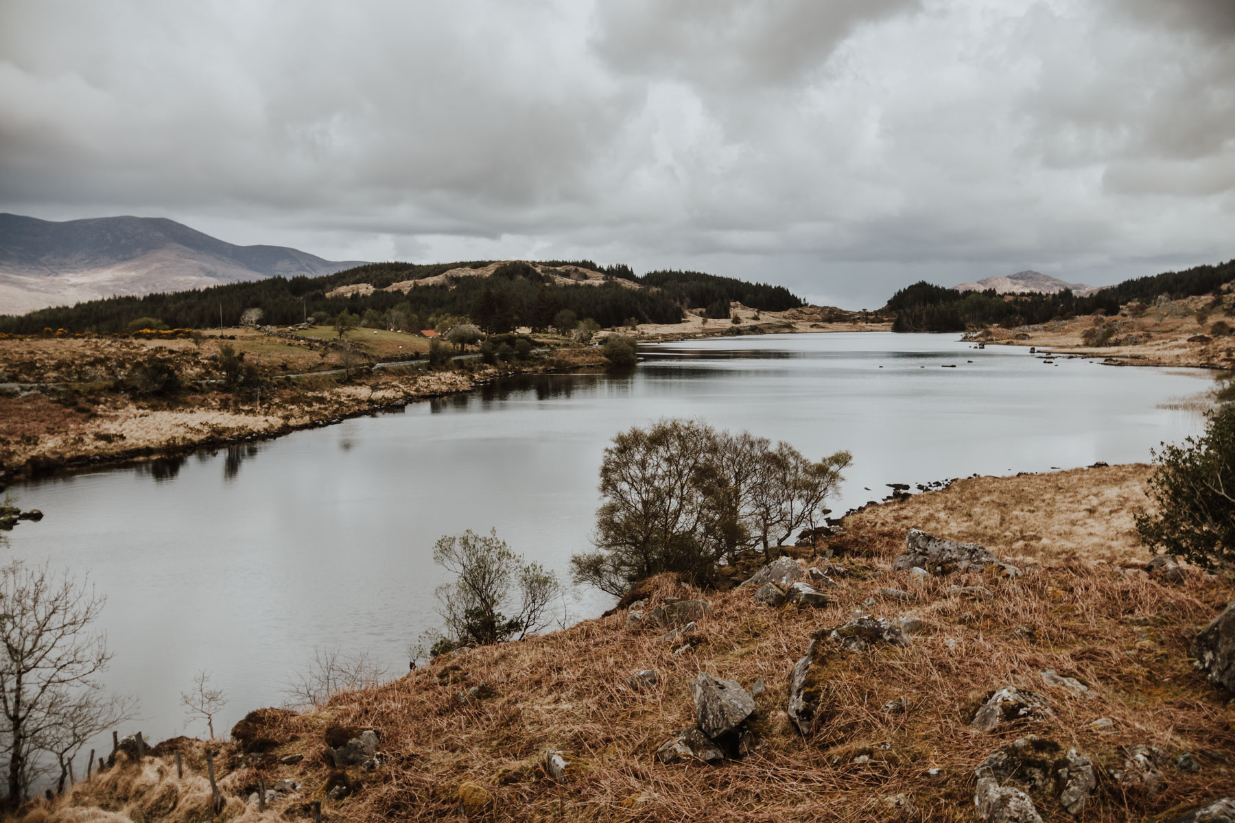 Lough Looscaunagh on the Ring of Kerry