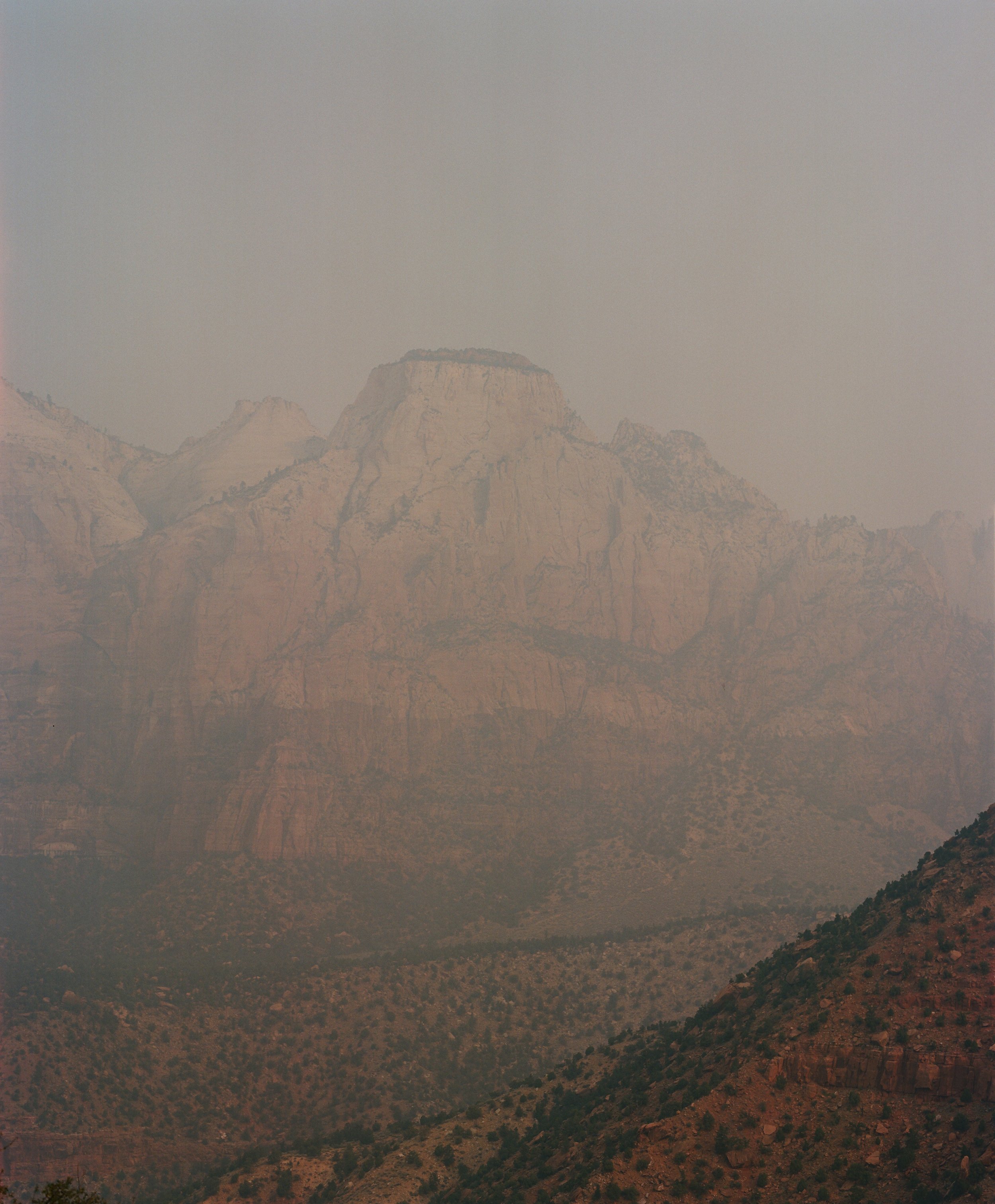   Smoke From Wildfires , Zion National Park, UT 2021 