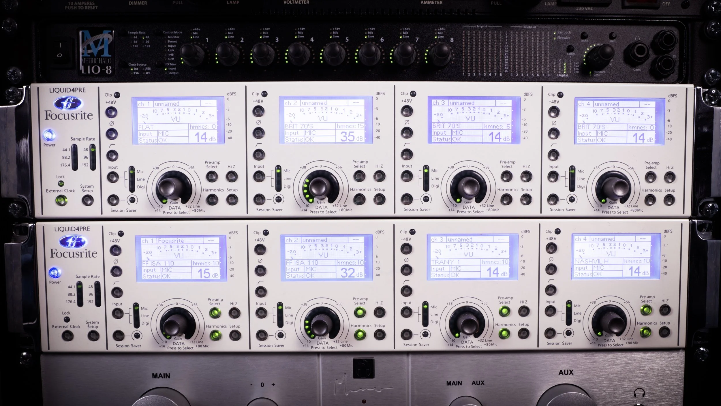 Virtual Focusrite Liquid Preamps.