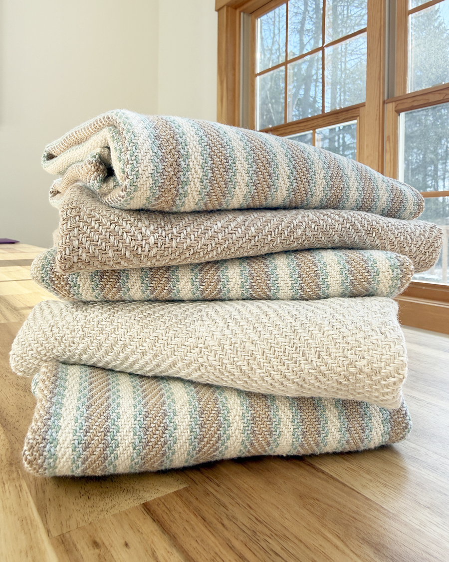 Variegated Twill Towels