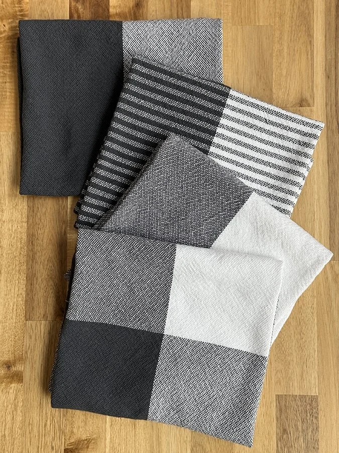Charcoal Half & Half Towels