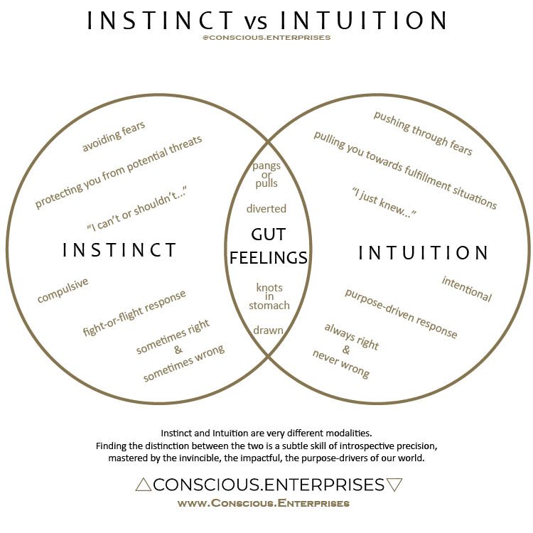 INSTINCT vs INTUITION