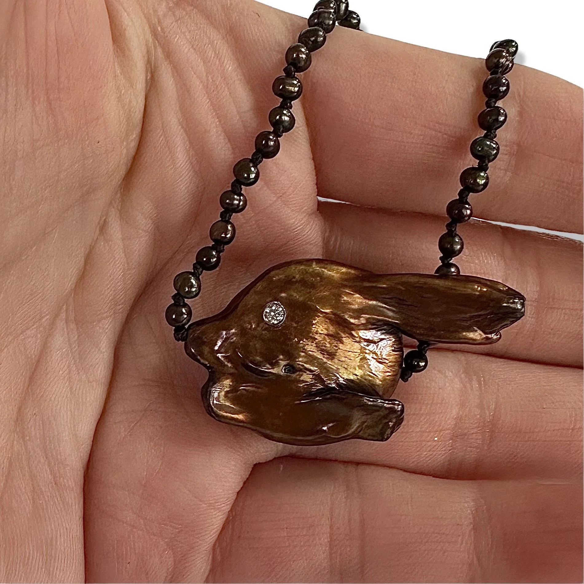 Fresh Water Angel Fish (or rabbit) Pendant