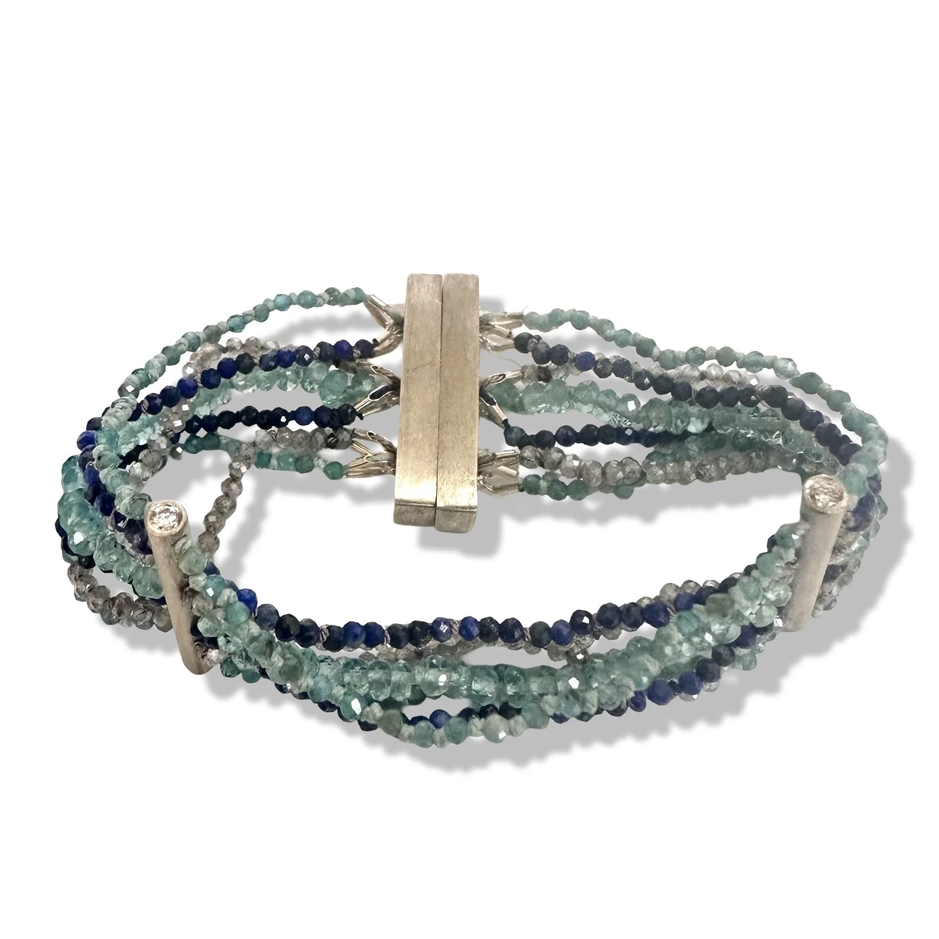 Lapis, Apatite & Labradorite Bracelet