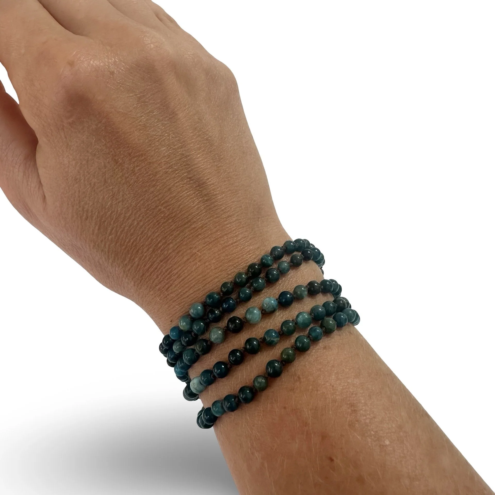 Apatite Wrap Bracelet and Necklace